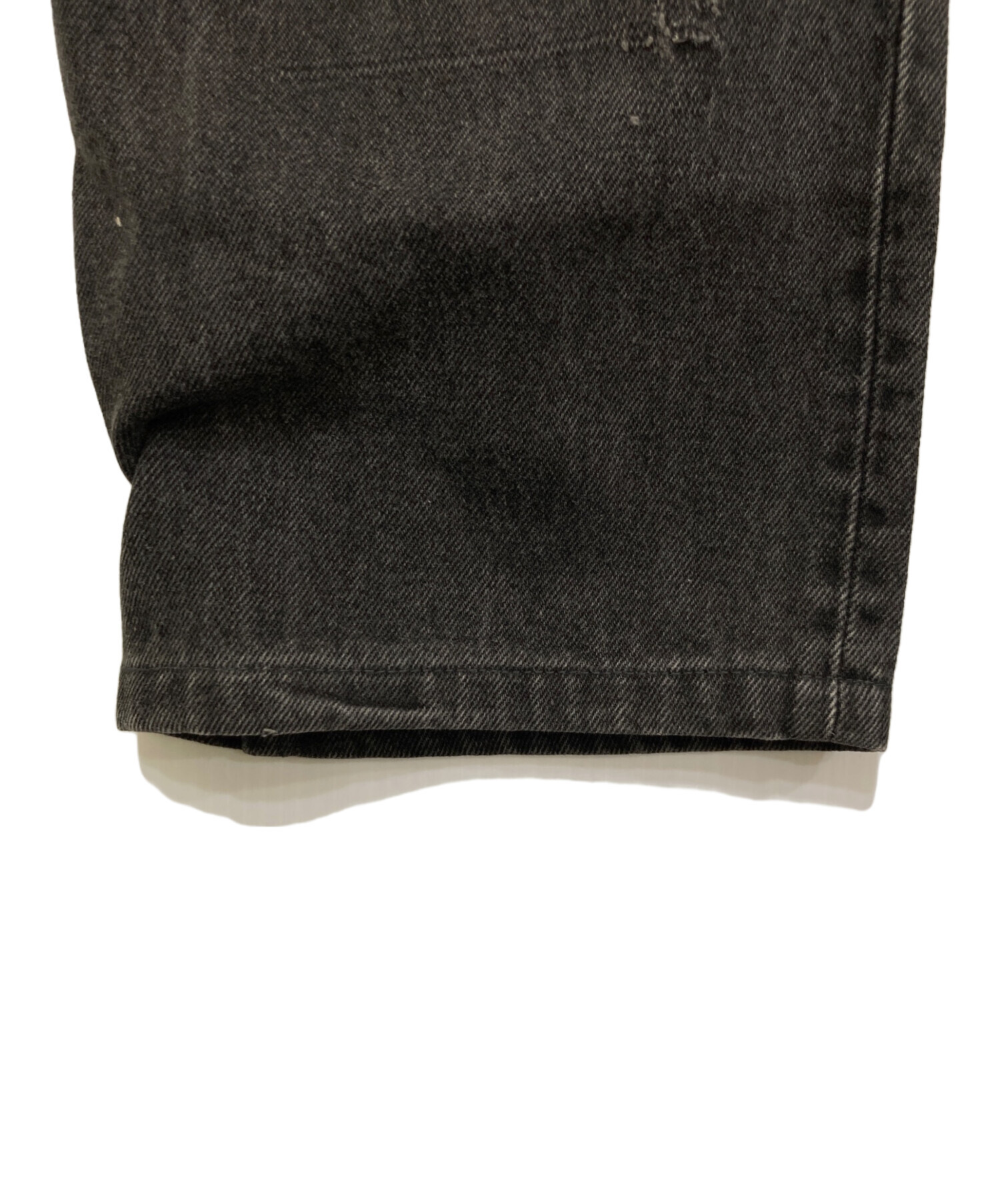 中古・古着通販】LEVI'S (リーバイス) 先染め505 ブラックデニムパンツ