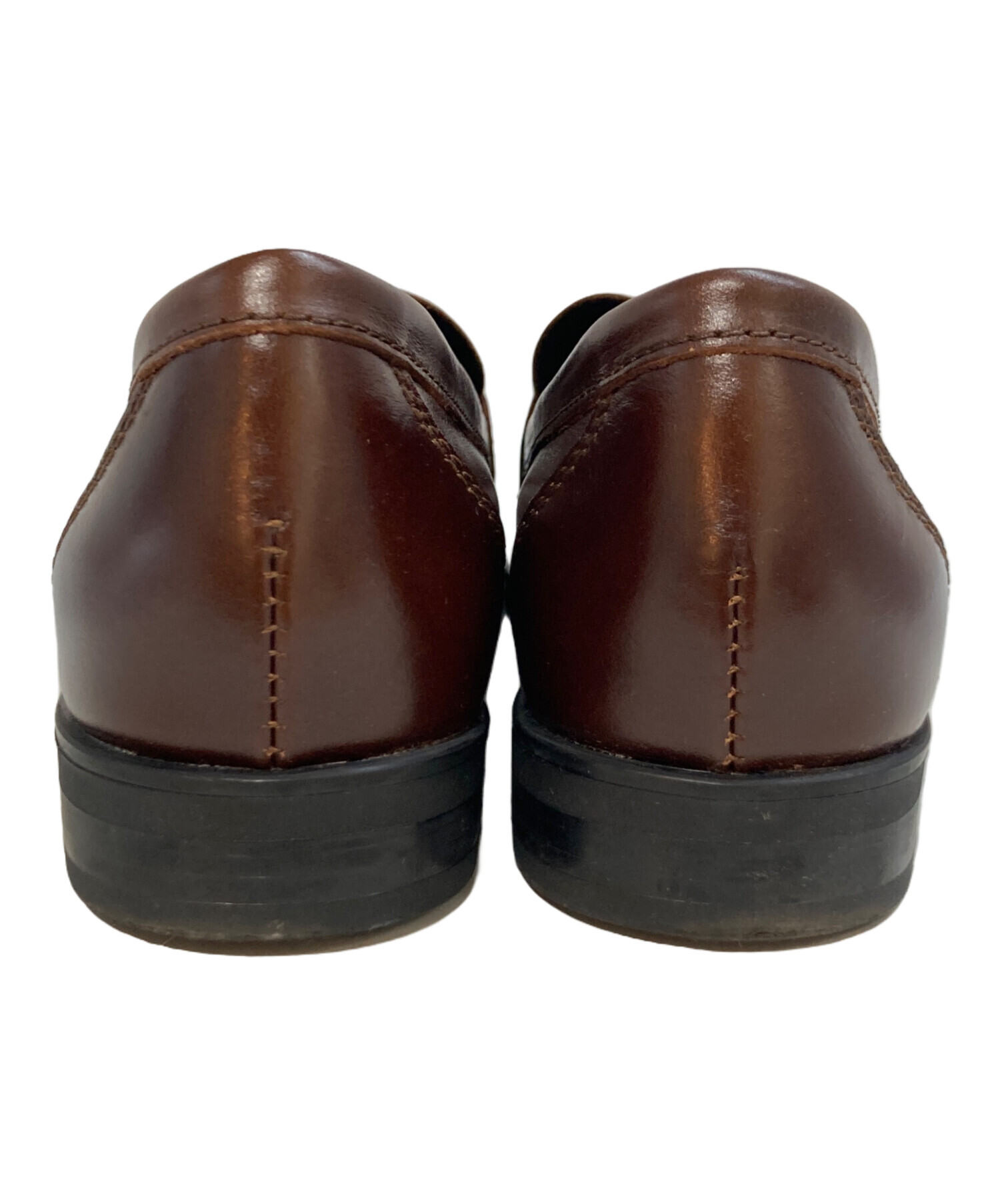 中古・古着通販】ENESS (エネス) コインローファー ブラウン サイズ:39