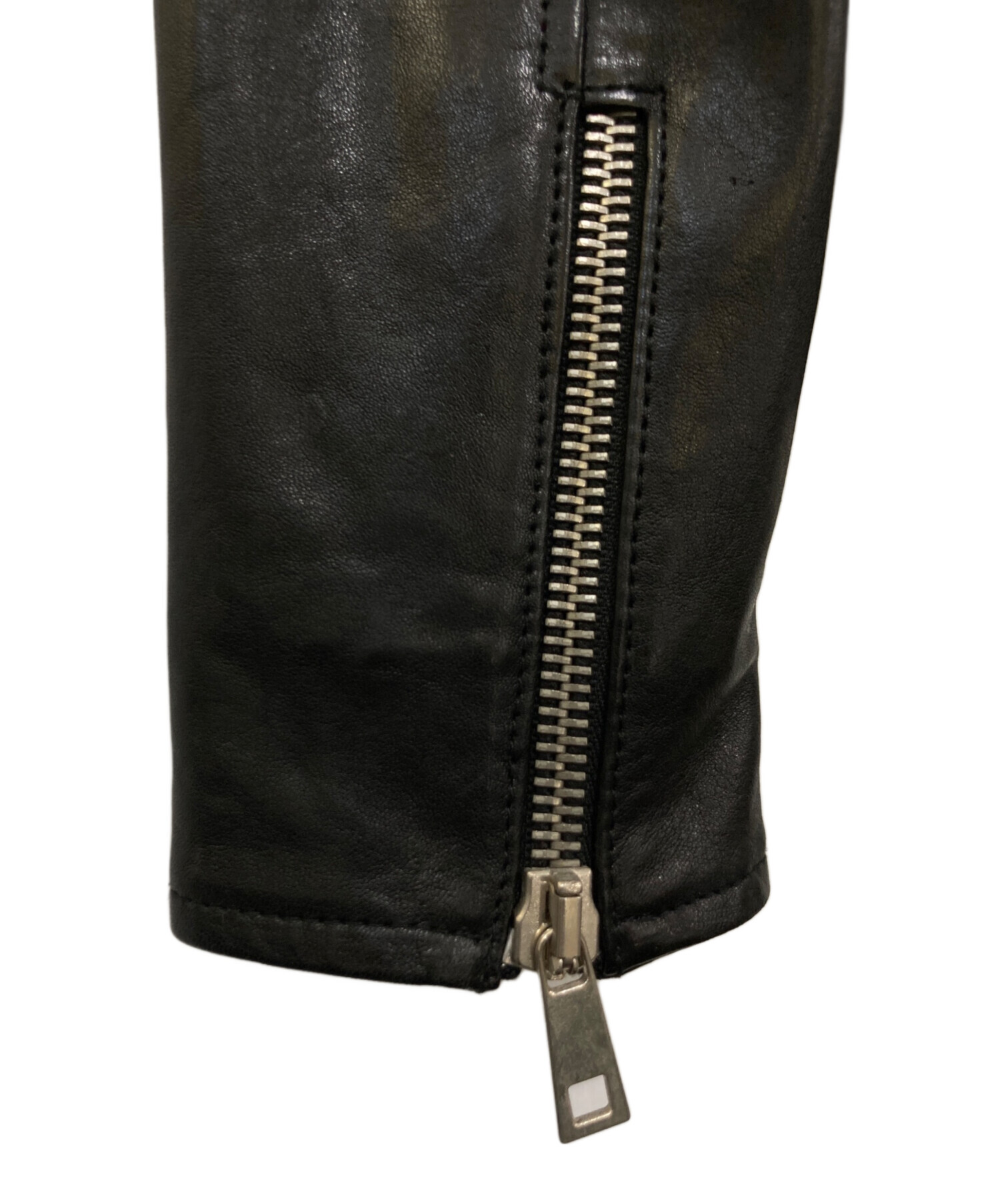 中古・古着通販】MUSHER (マーシャー) ダブルライダースジャケット