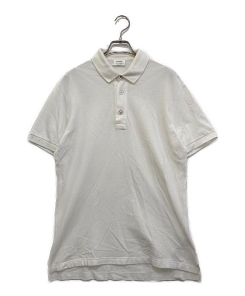 JIL SANDER 鹿の子 ポロシャツ ホワイト サイズM ジルサンダー 中古・古着通販】JIL SANDER (ジルサンダー) 鹿の子ポロシャツ