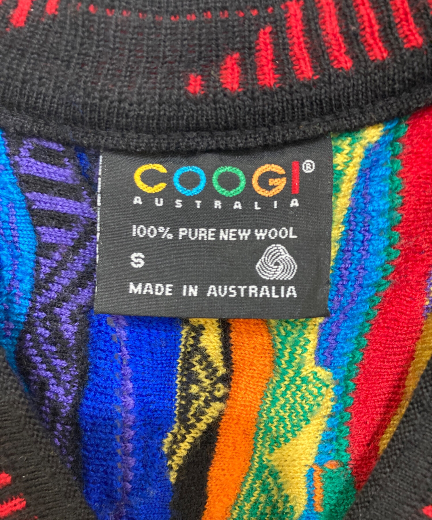 中古・古着通販】Coogi (クージー) 3Dニットベスト マルチカラー
