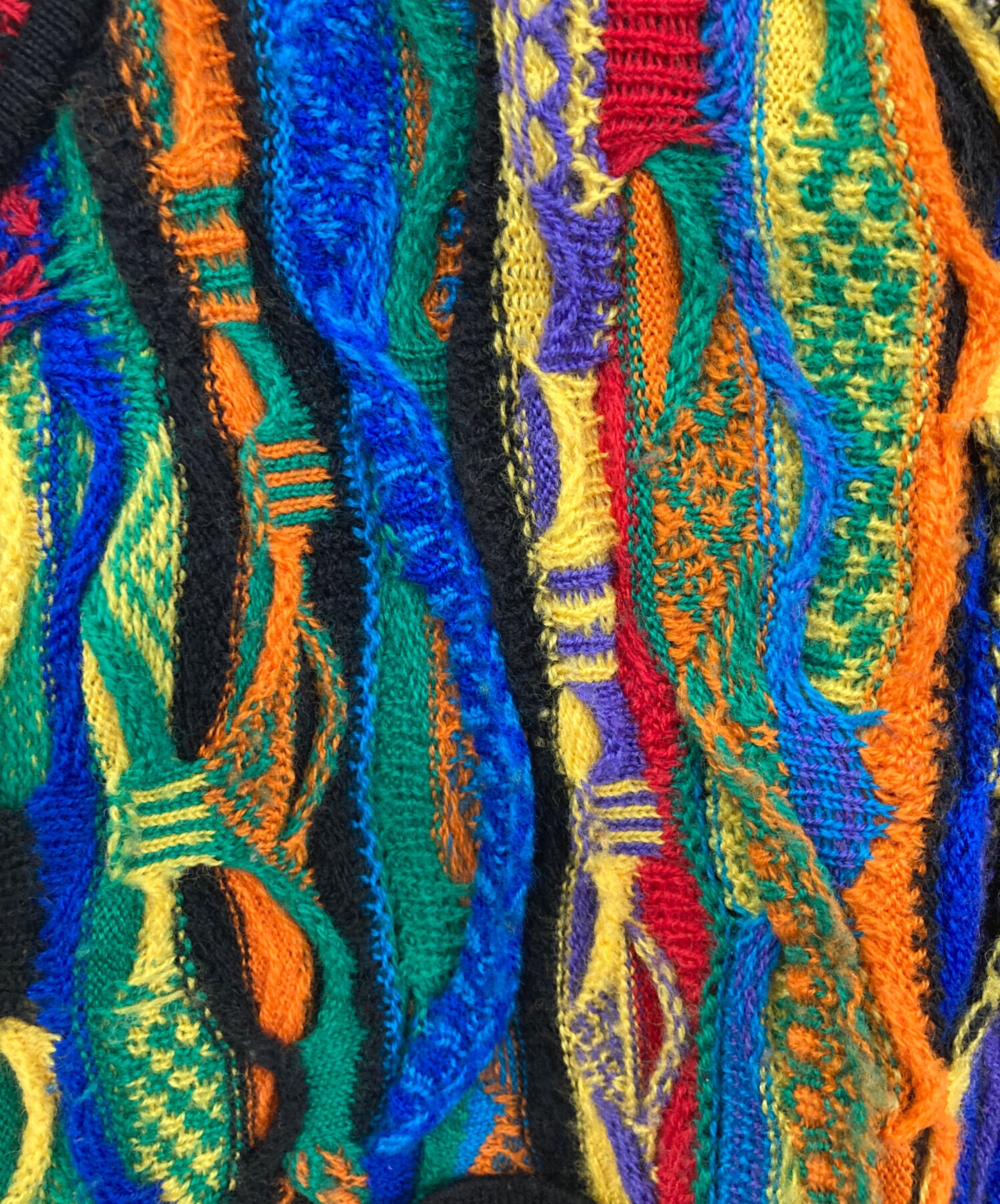 中古・古着通販】Coogi (クージー) 3Dニットベスト マルチカラー