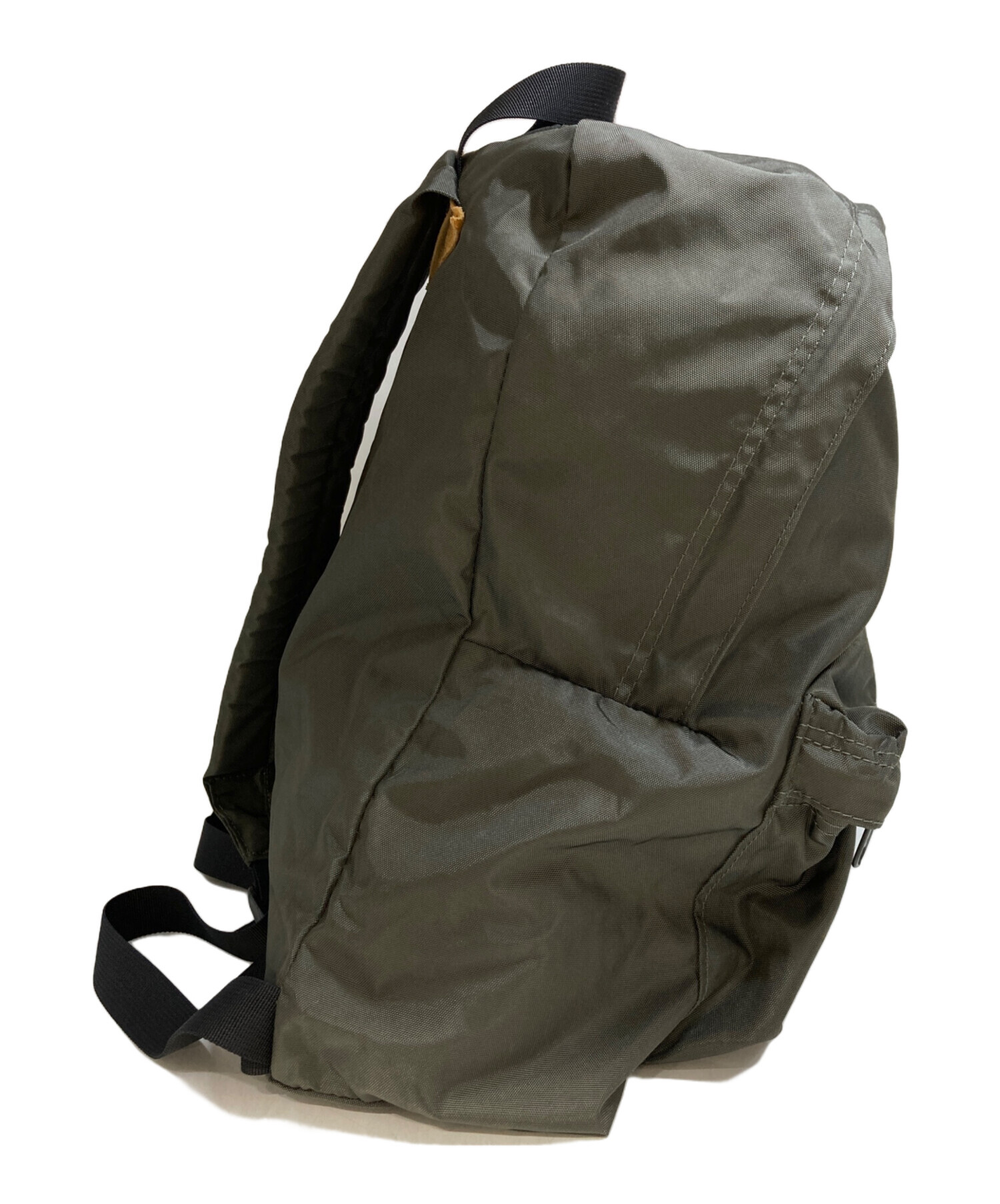 貴重 フランス製 エルベシャプリエ デイパック カーキ 中古・古着通販】Herve Chapelier (エルベシャプリエ) デイパック