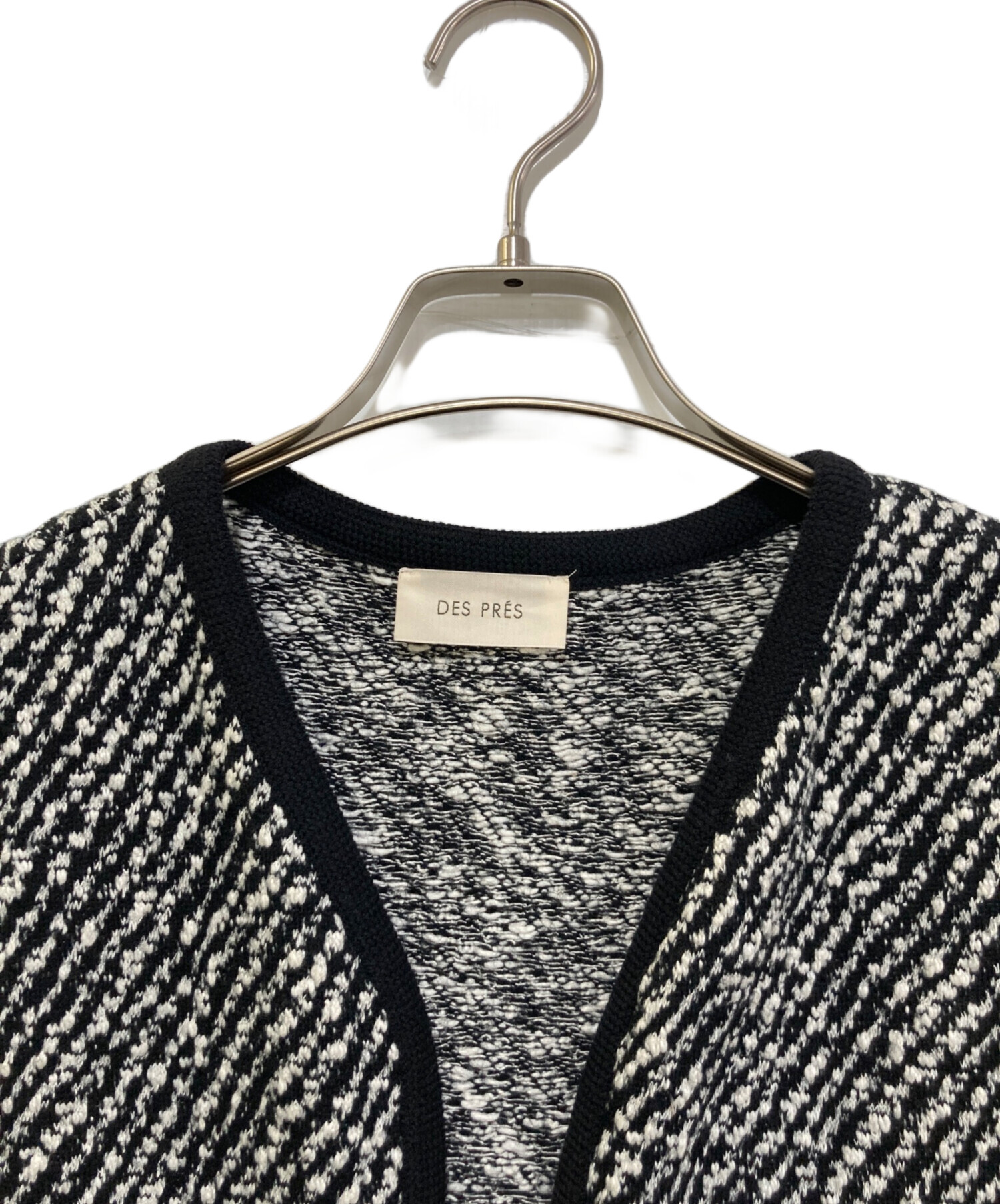 中古・古着通販】DES PRES (デ プレ) インレーカルゼ フロントオープン