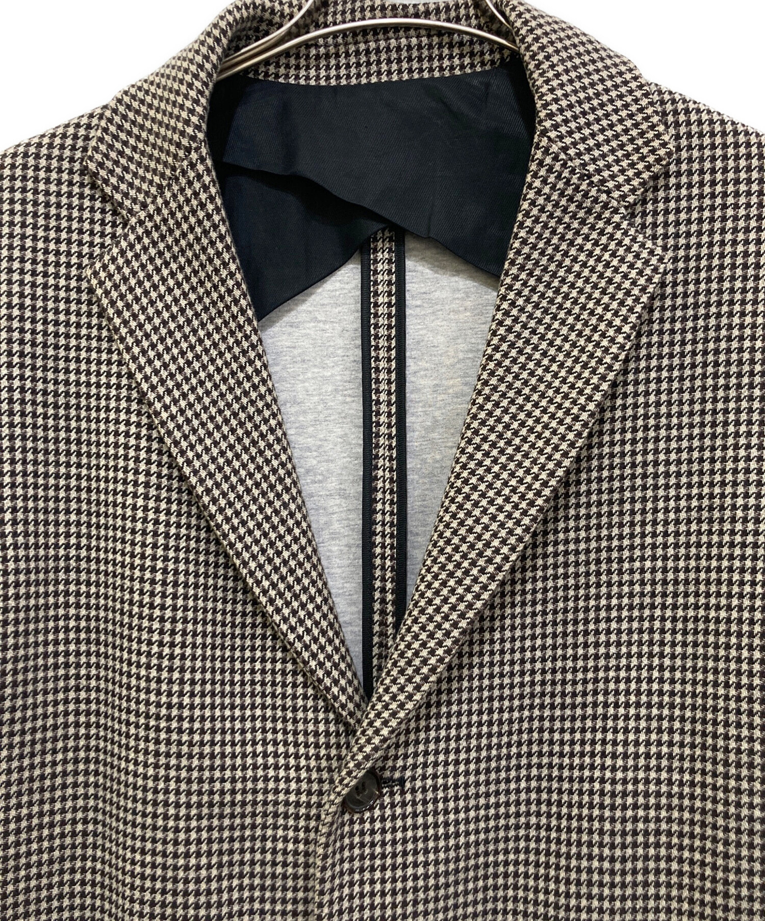 中古・古着通販】MARNI (マルニ) 千鳥格子コート ベージュ サイズ:46 