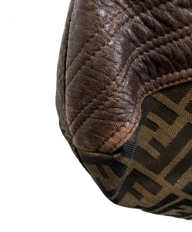 中古・古着通販】FENDI (フェンディ) ズッカ柄スパイバッグ ブラウン