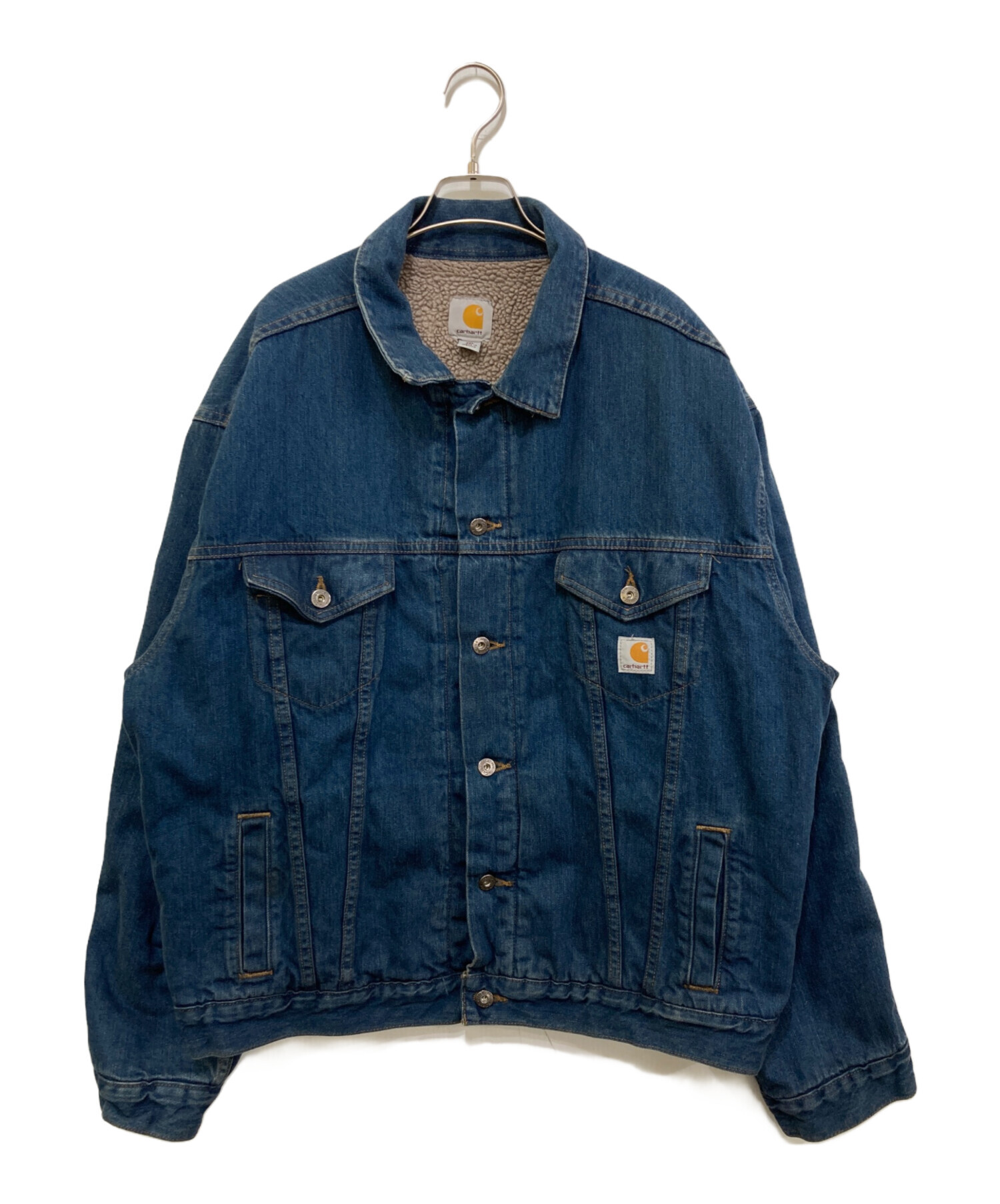 中古・古着通販】CarHartt (カーハート) ボアデニムジャケット