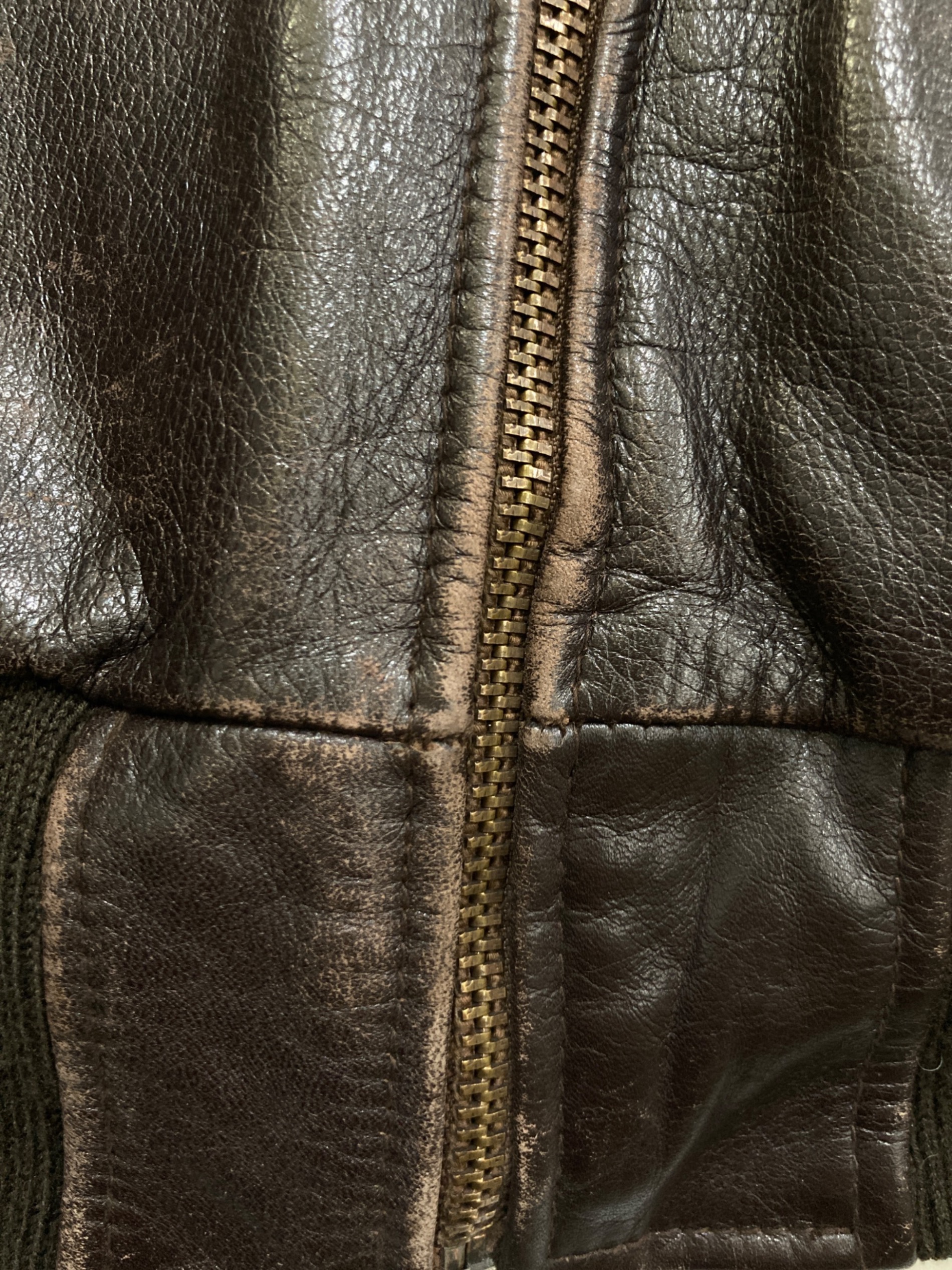 中古・古着通販】CHEVIGNON (シェビニオン) レザーフライトジャケット