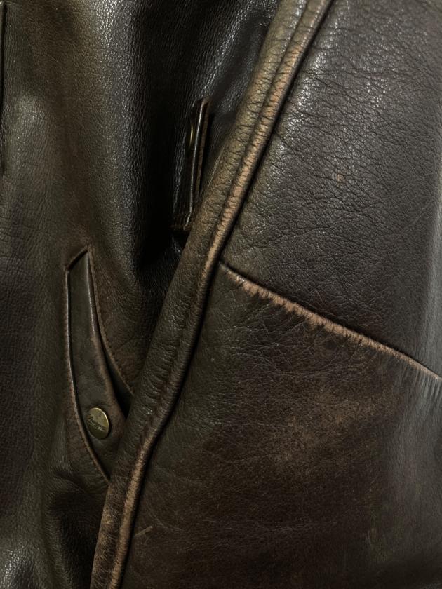 中古・古着通販】CHEVIGNON (シェビニオン) レザーフライトジャケット