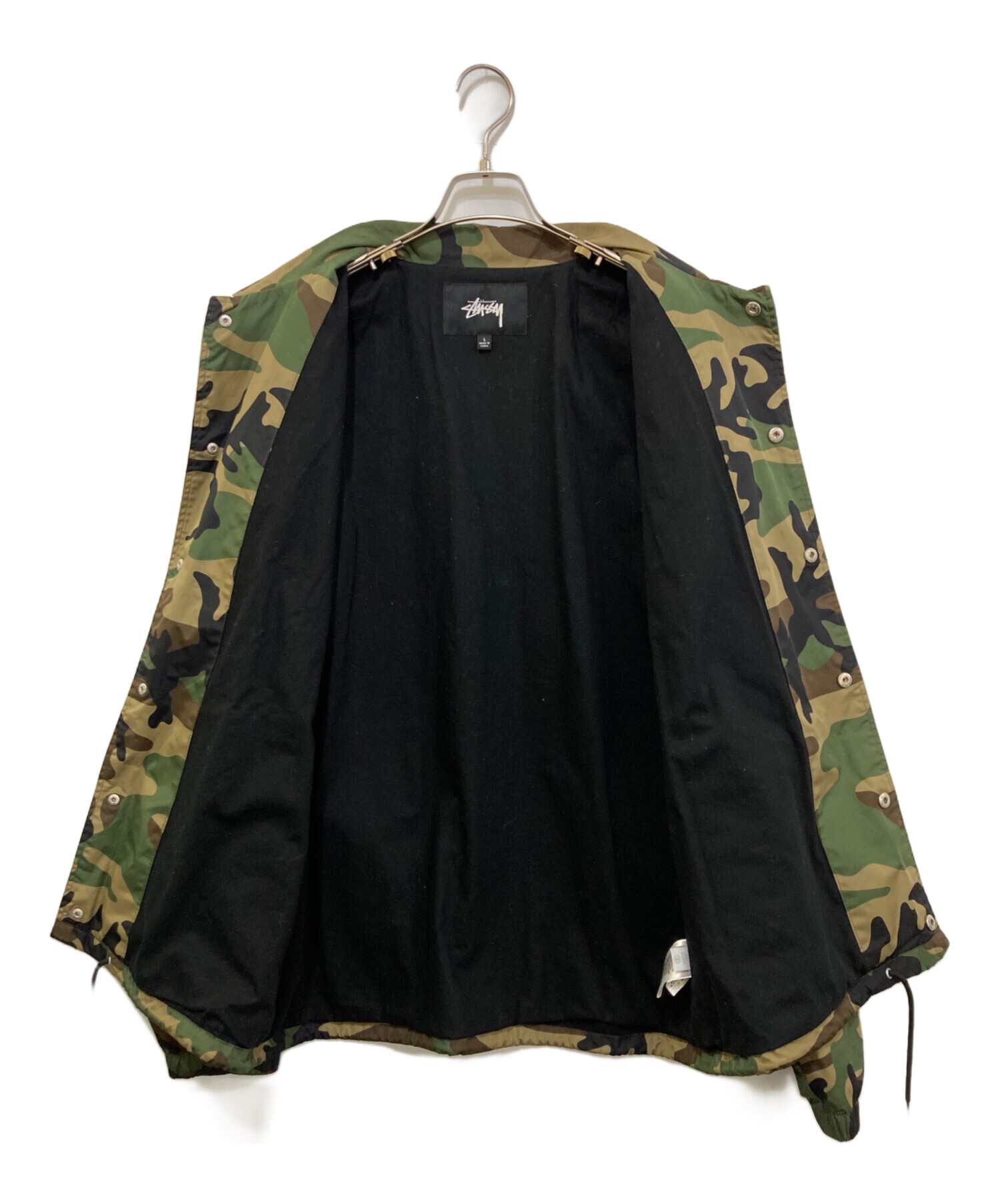 中古・古着通販】stussy (ステューシー) Camo Cruize Coach オリーブ 