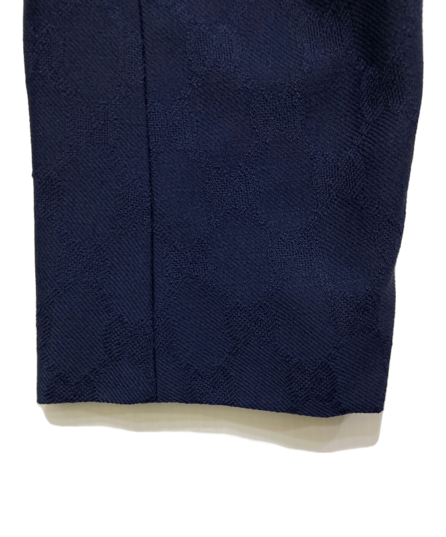 中古・古着通販】GUCCI (グッチ) GGウール スーツ ネイビー サイズ:44