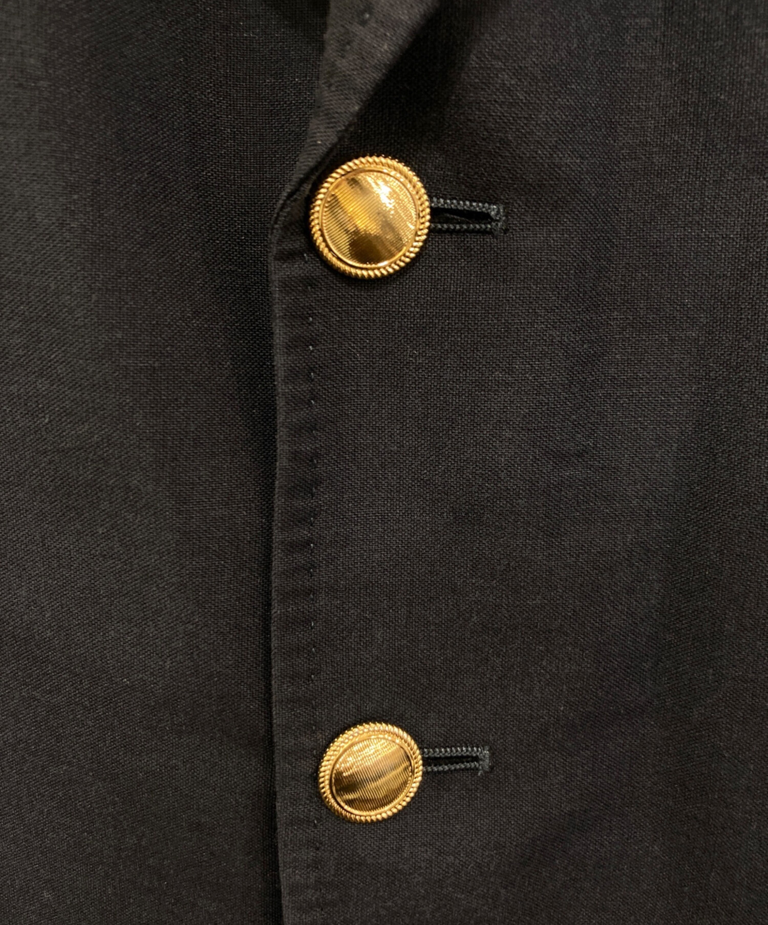 中古・古着通販】GUCCI (グッチ) 金釦2Bジャケット ネイビー サイズ:50