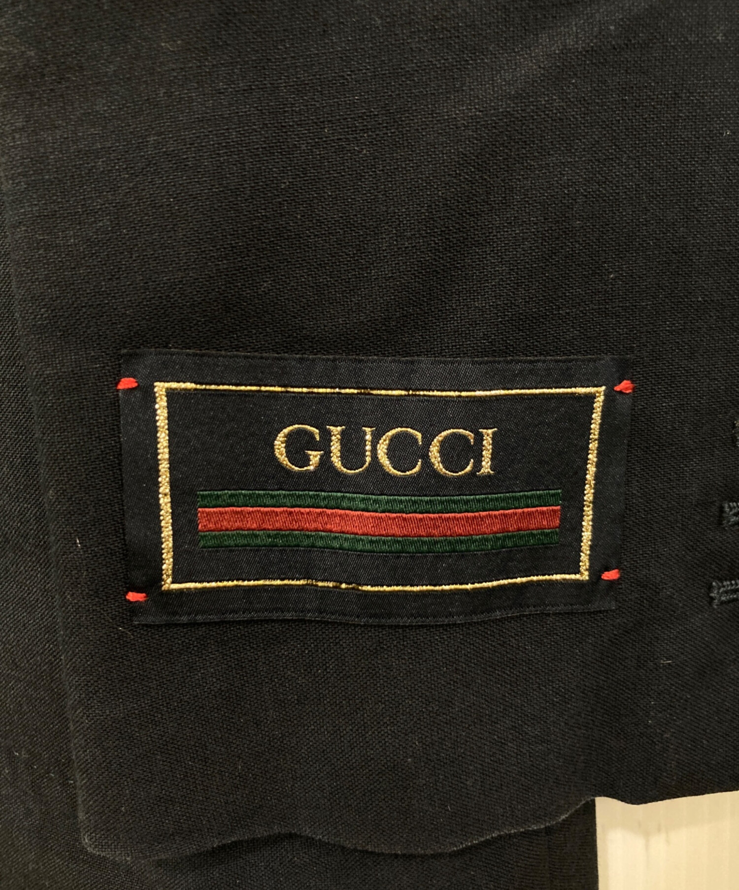 中古・古着通販】GUCCI (グッチ) 金釦2Bジャケット ネイビー サイズ:50