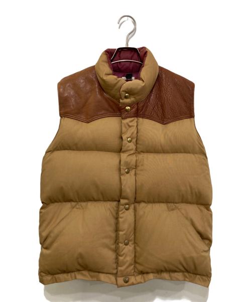 クレセントダウンワークス　ベスト　茶色 中古・古着通販】Crescent Down Works (クレセントダウン
