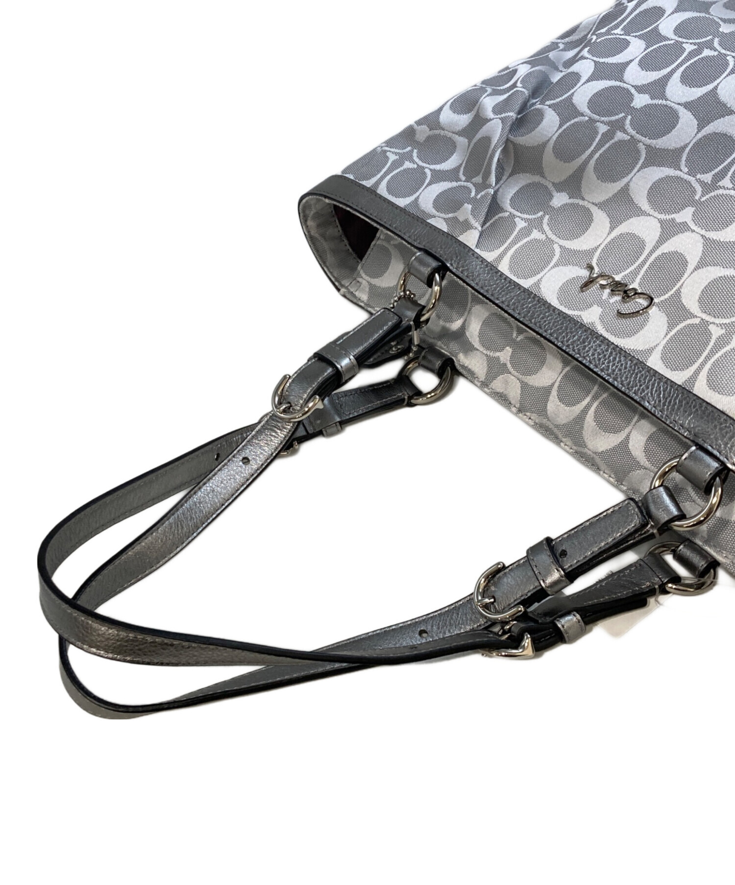 中古・古着通販】COACH (コーチ) シグネチャートートバッグ F17725 