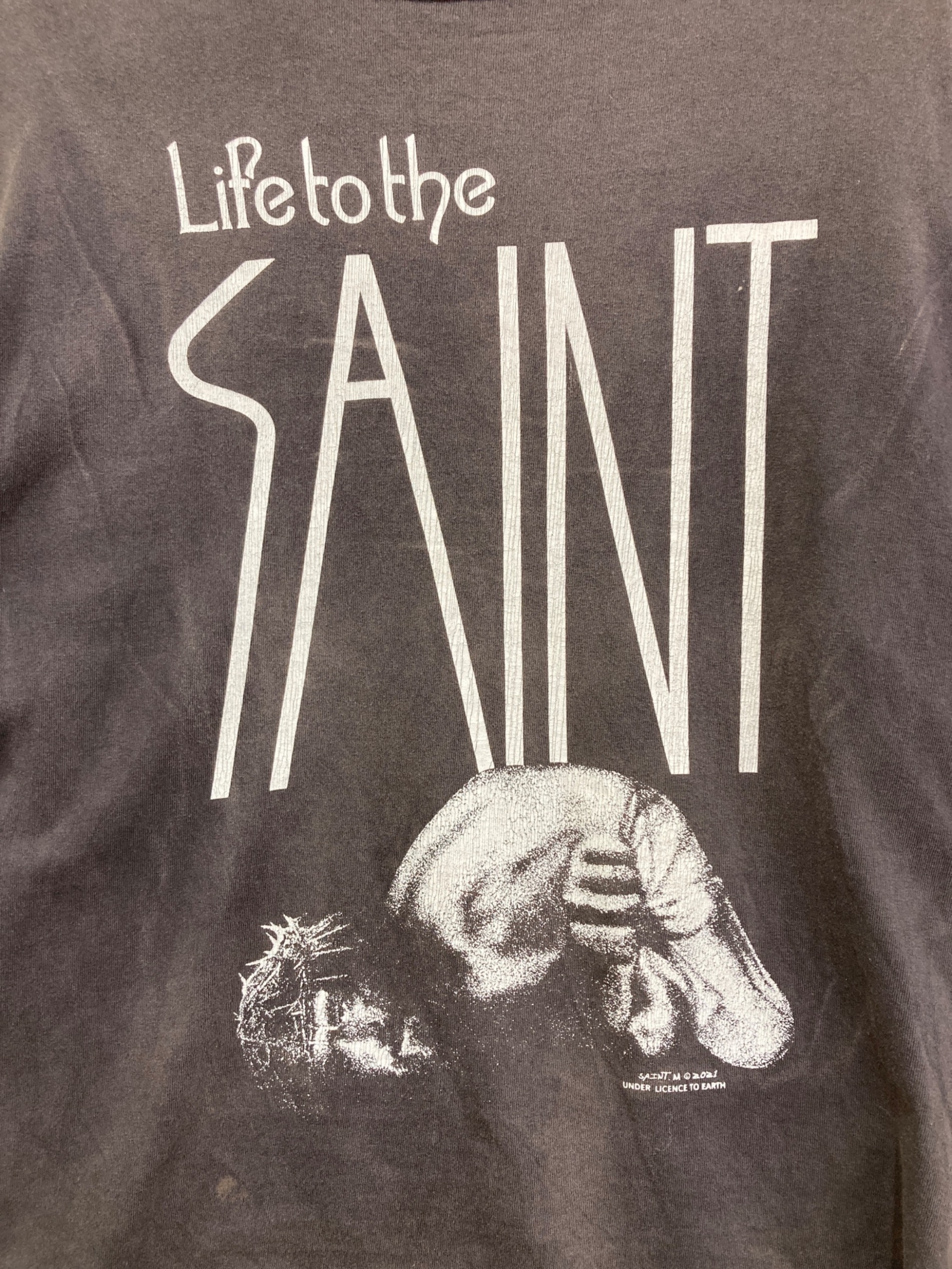 中古・古着通販】SAINT MICHAEL (セントマイケル) SS TEE LttS グレー