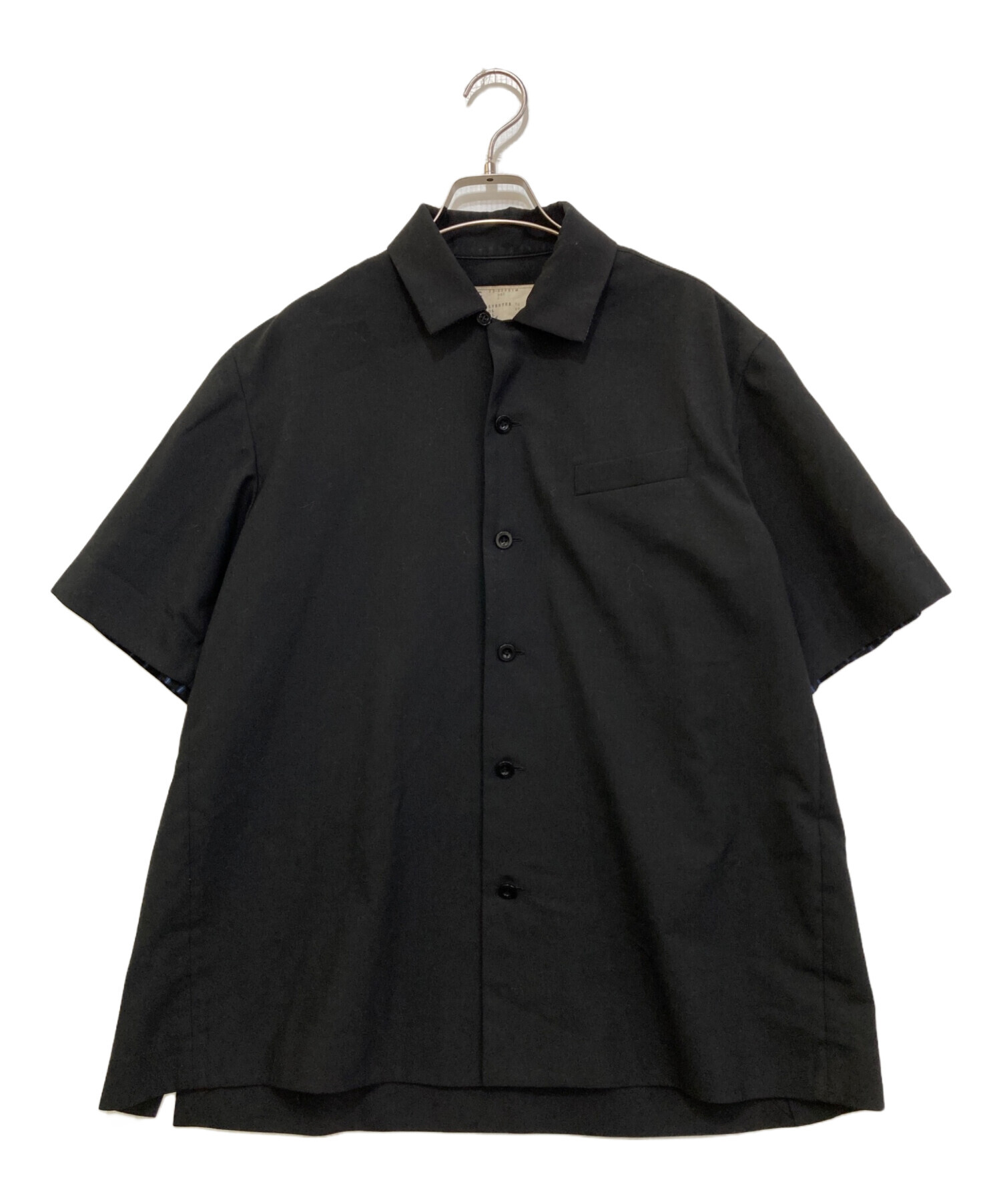 中古・古着通販】sacai (サカイ) Suiting Shirt 23-02951M ブラック