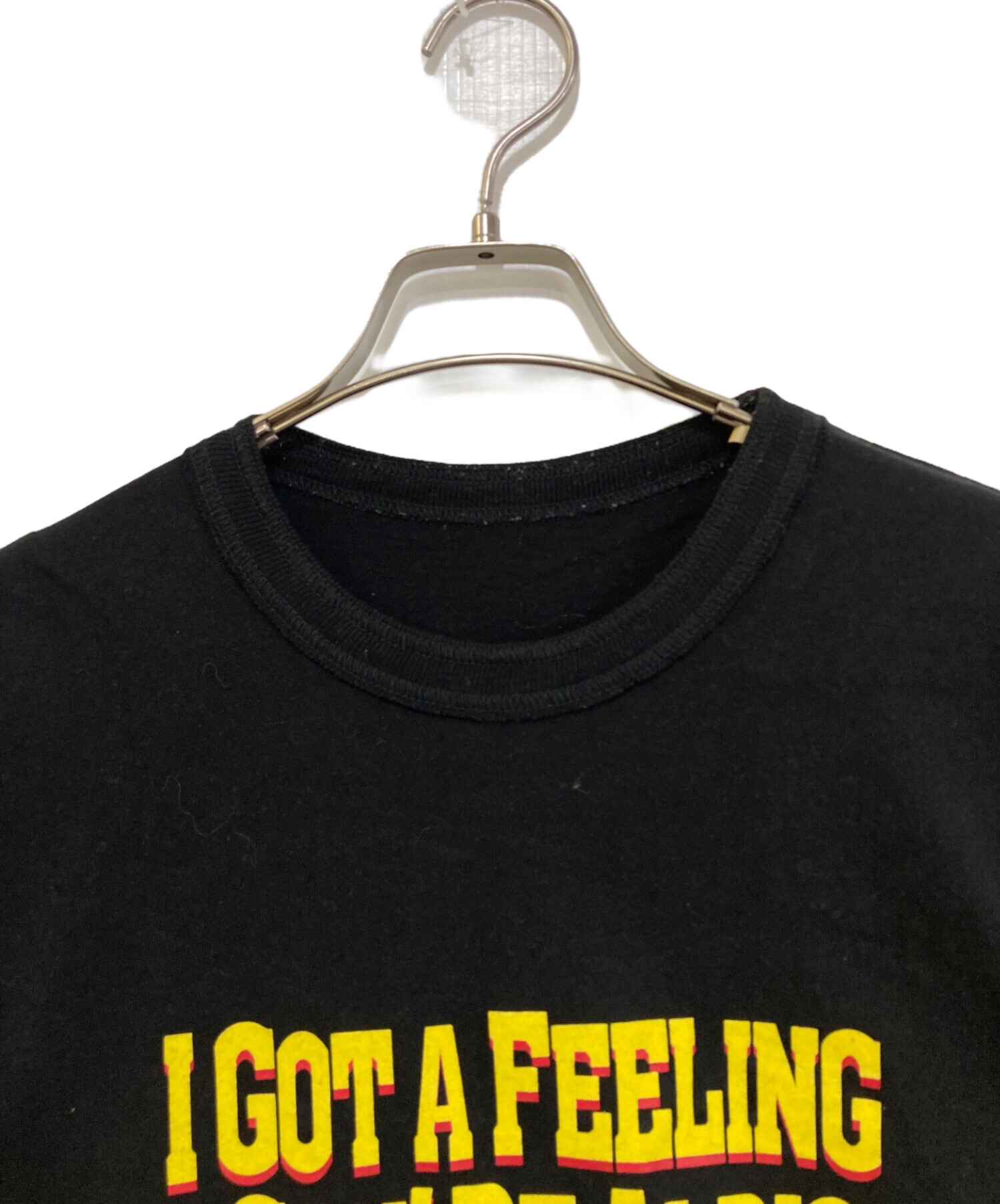 sacai サカイ Tシャツ・カットソー 0(XS位) 黒x黄 【古着】【中古】 中古・古着通販】sacai (サカイ) Flock Print T-Shirt 23-0527S