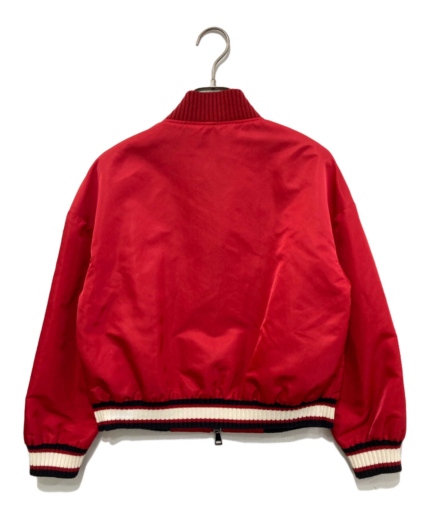 中古・古着通販】MONCLER (モンクレール) ナイロンブルゾン レッド 