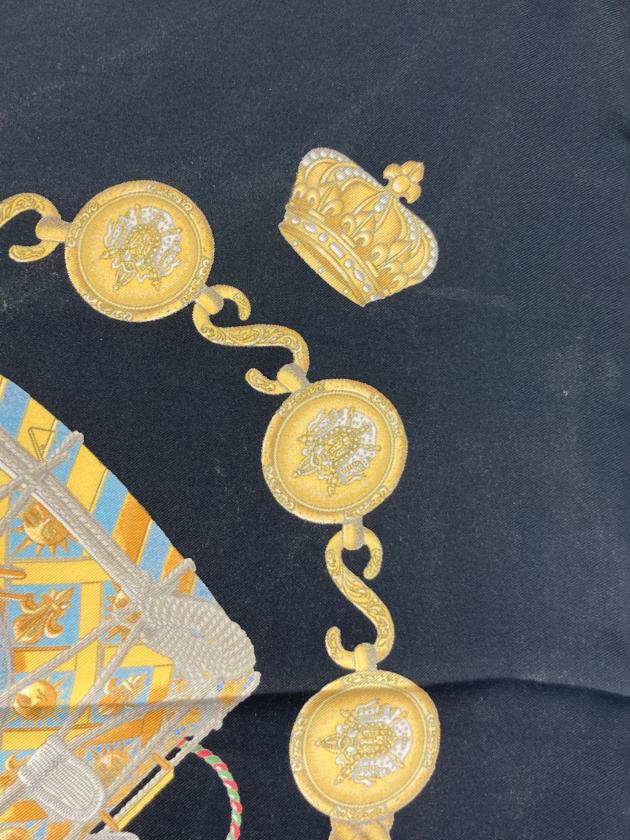 【連休SALE】HERMES エルメス　スカーフ　⑥ 中古・古着通販】HERMES (エルメス) スカーフ ブラック｜ブランド
