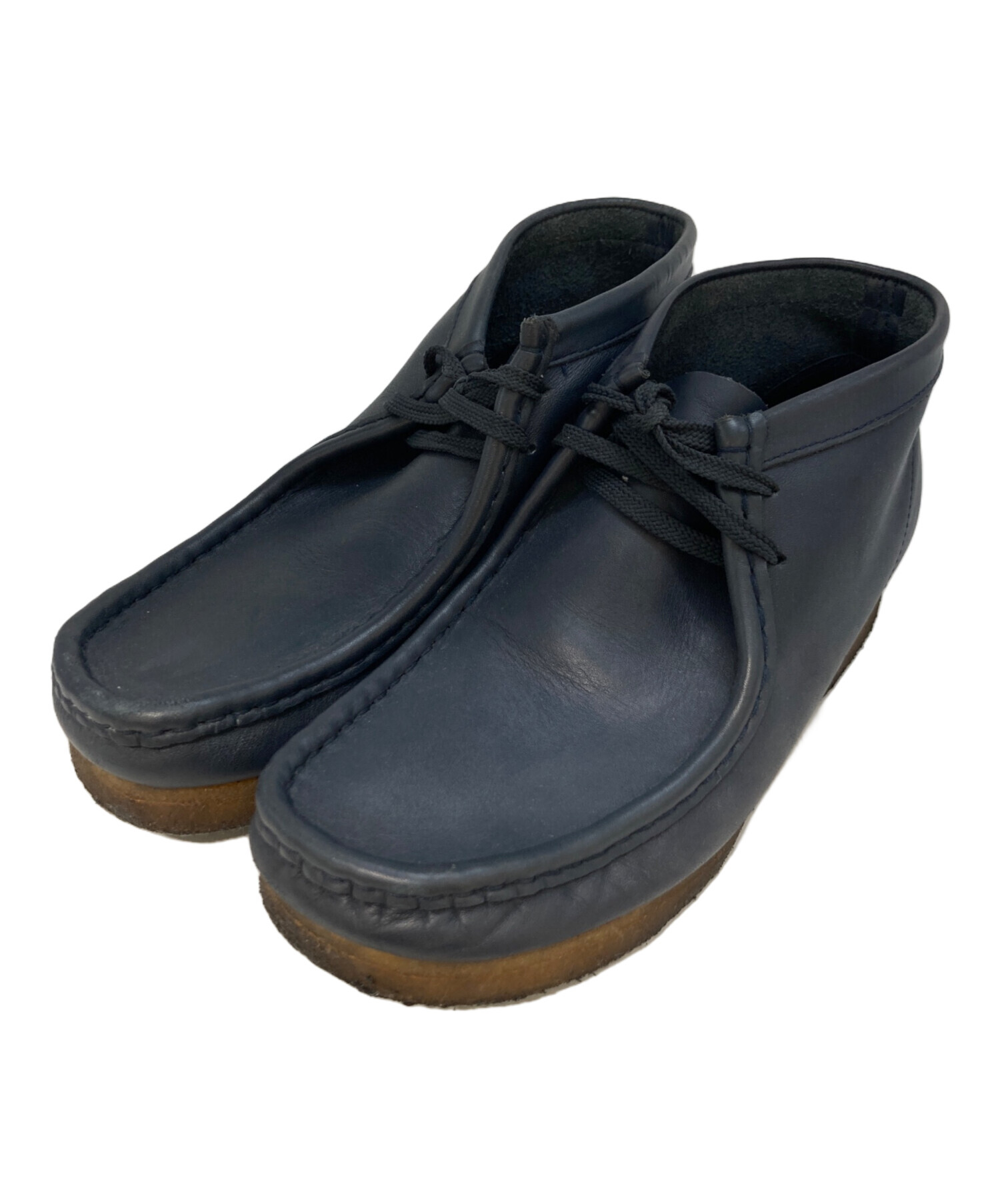 中古・古着通販】CLARKS (クラークス) ワラビー ネイビー サイズ:8