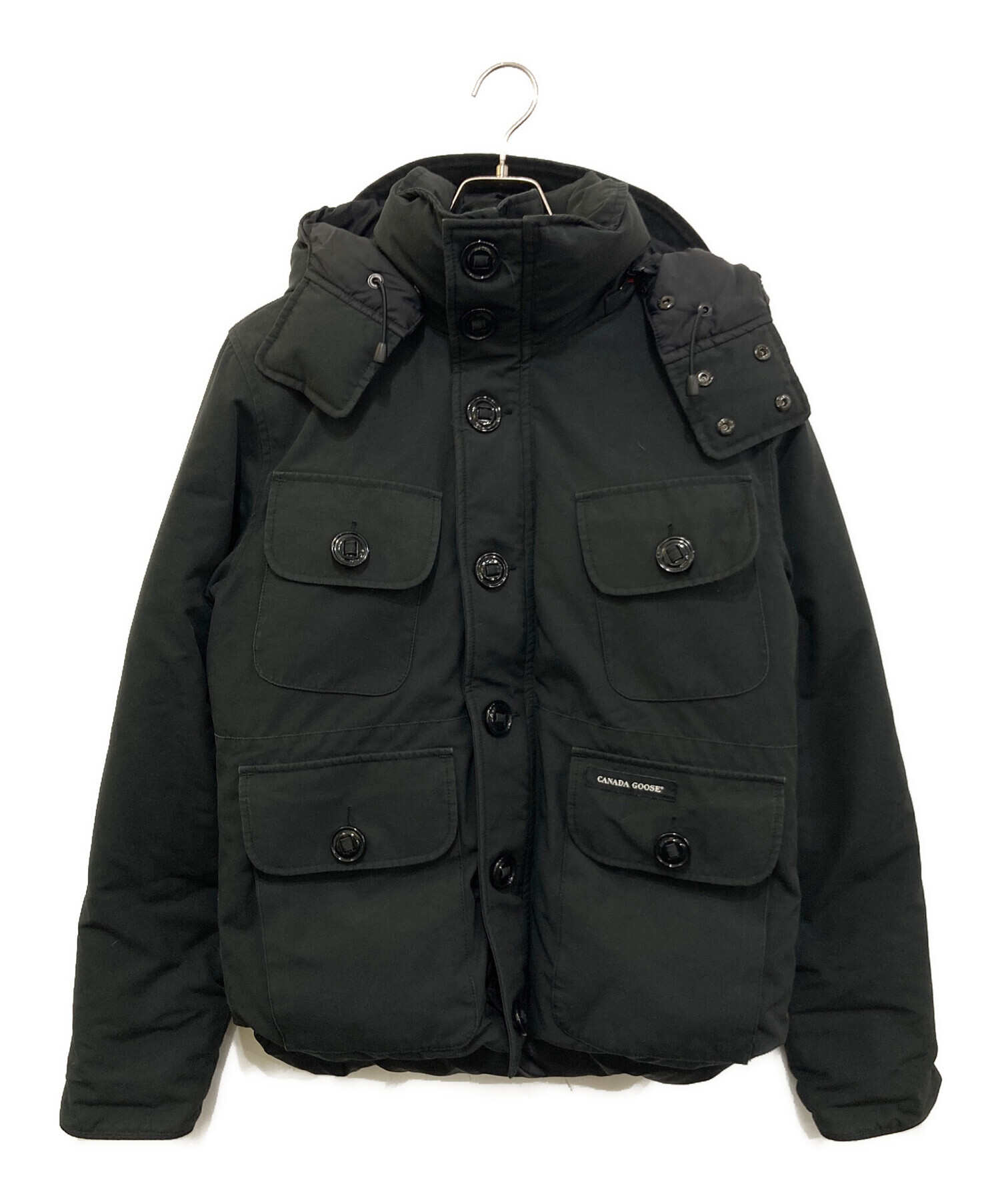   SELKIRK PARKA ダウンジャケット ブラック 中古・古着通販】CANADA GOOSE (カナダグース) SELKIRK PARKA ブラック