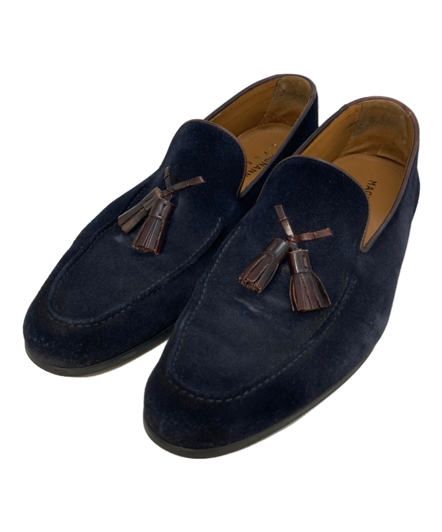 中古・古着通販】MAGNANNI (マグナーニ) タッセルローファー ネイビー
