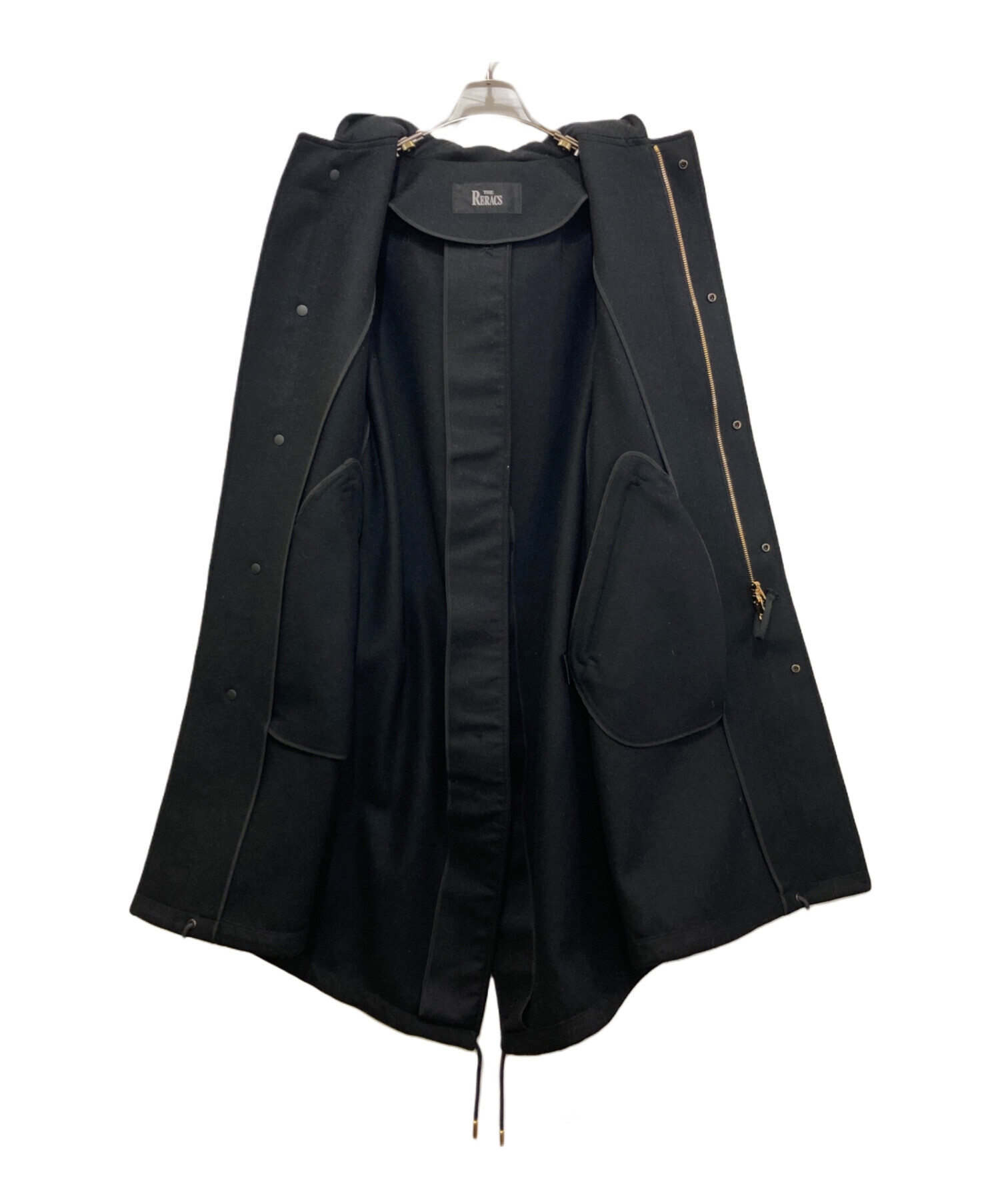 中古・古着通販】THE RERACS (ザ リラクス) ウールフーテッドコート