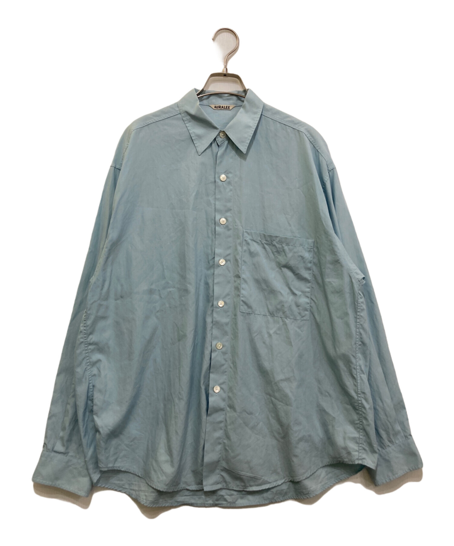 中古・古着通販】AURALEE (オーラリー) WASHED FINX TWILL BIG SHIRTS