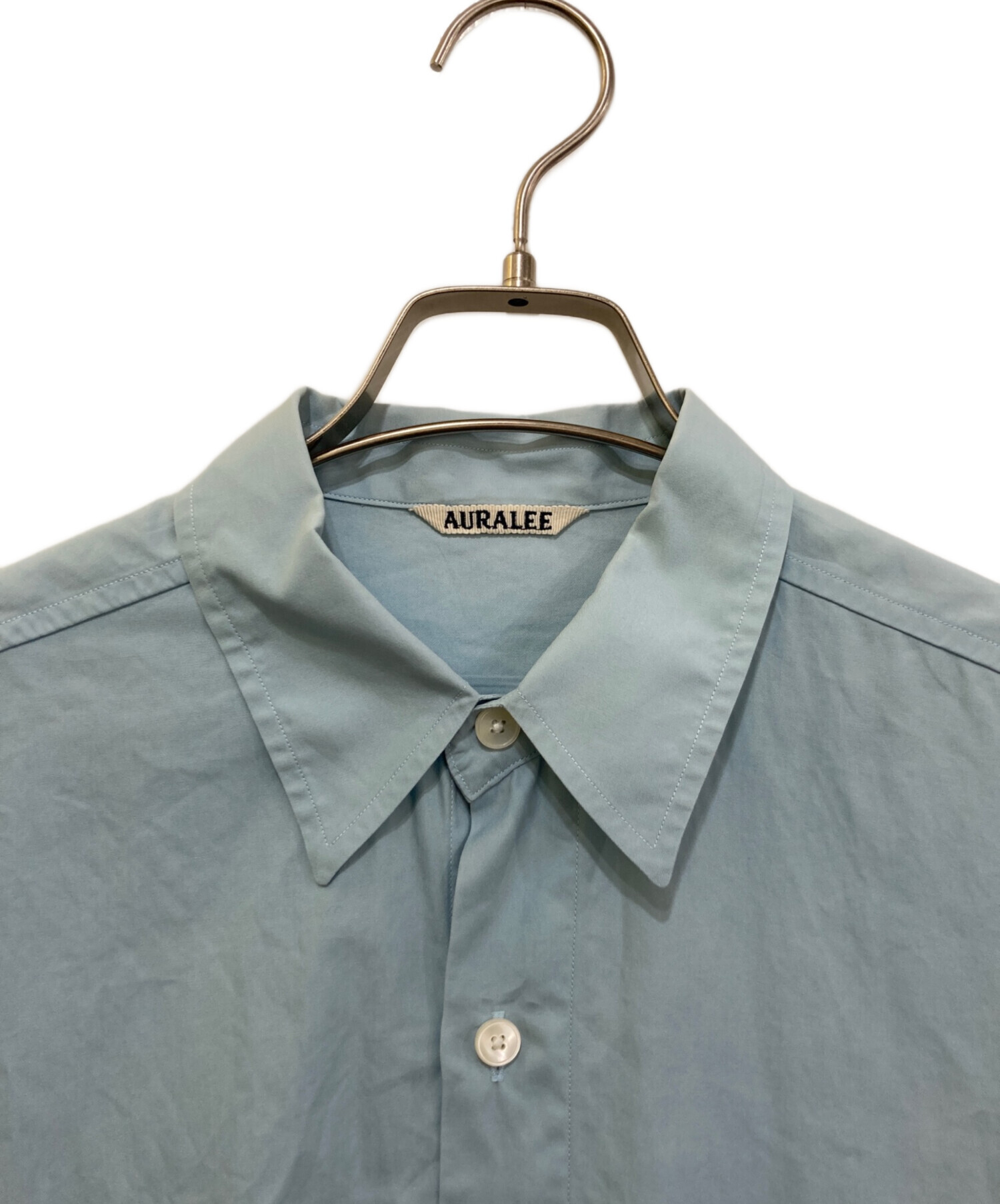 オーラリー 21AW ウォッシュドフィンクスツイルビッグシャツ A00S03TN 中古・古着通販】AURALEE (オーラリー) WASHED FINX TWILL BIG SHIRTS