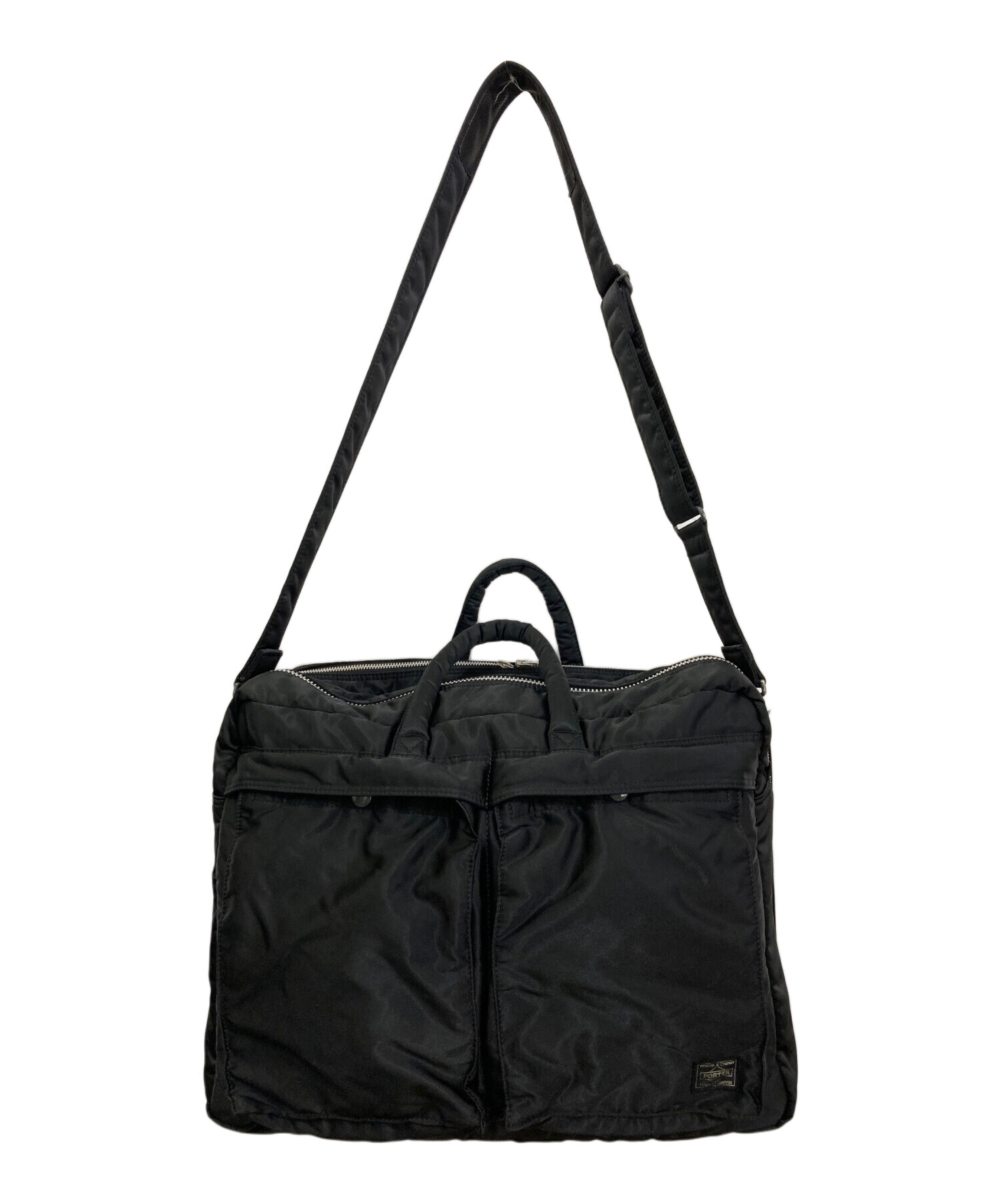 中古・古着通販】PORTER (ポーター) TANKER 2WAY BRIEFCASE ブラック