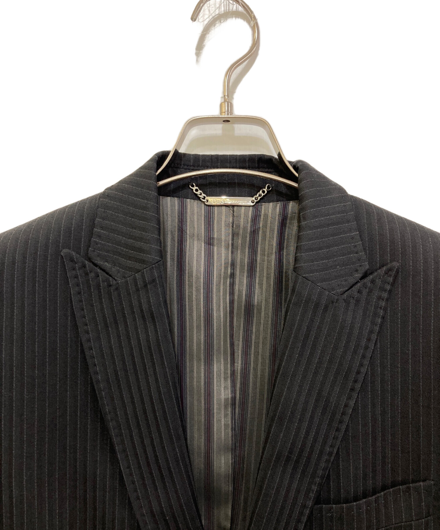 Dolce & Gabbana ブラック テーラードジャケット 中古・古着通販】DOLCE & GABBANA (ドルチェ＆ガッバーナ) シルク混