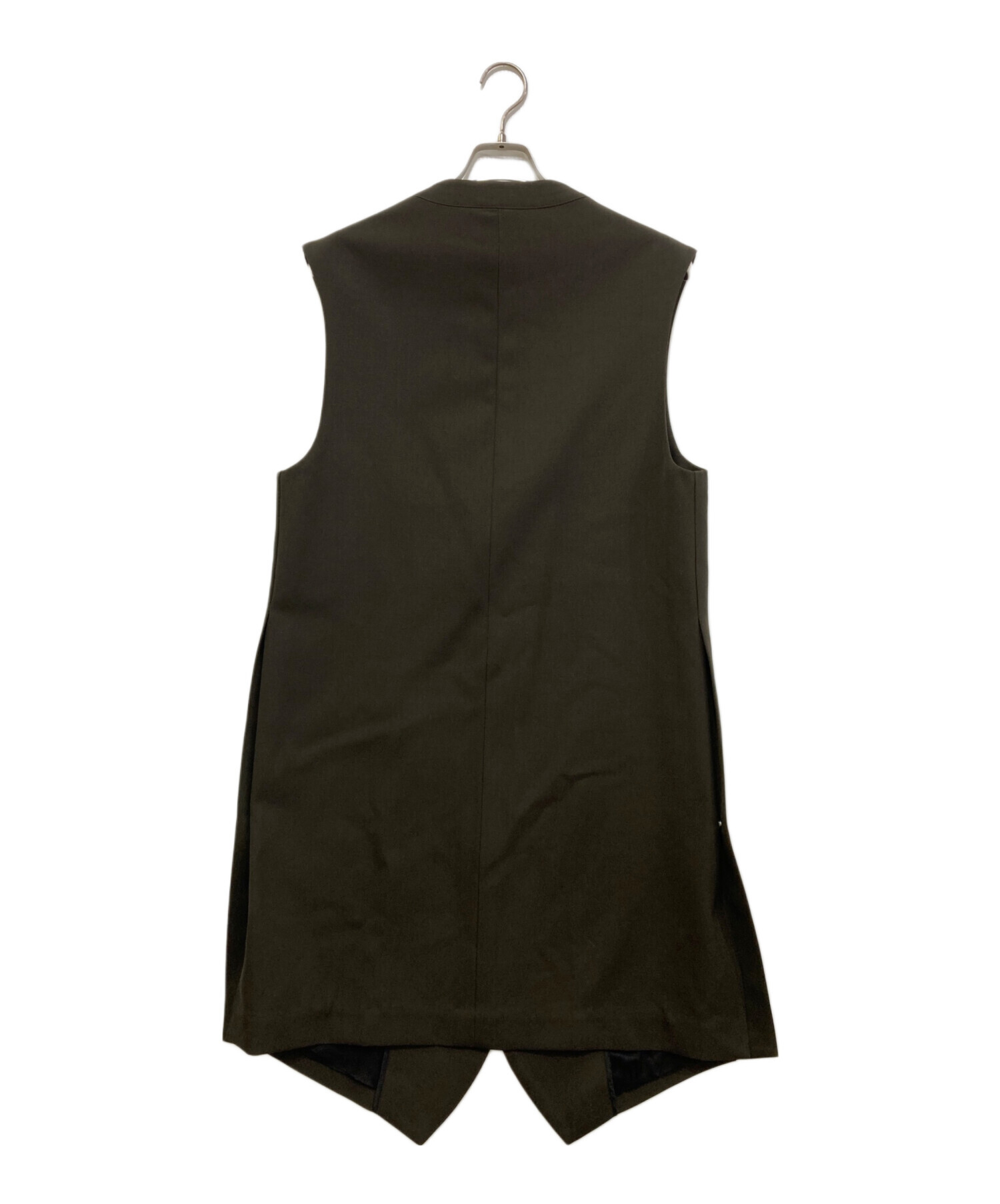 中古・古着通販】THE RERACS (ザ リラクス) ロングベスト ダーク