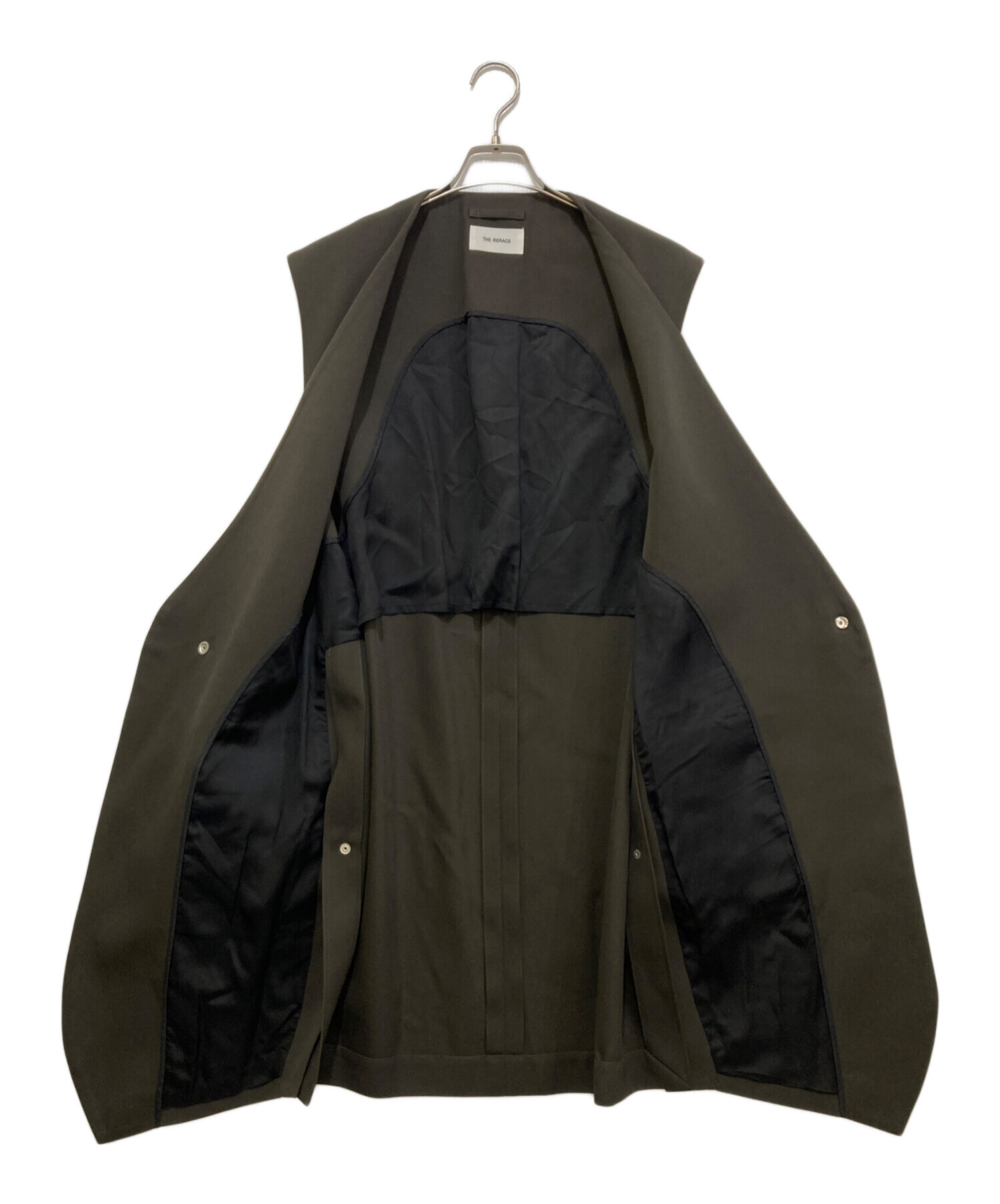 中古・古着通販】THE RERACS (ザ リラクス) ロングベスト ダーク