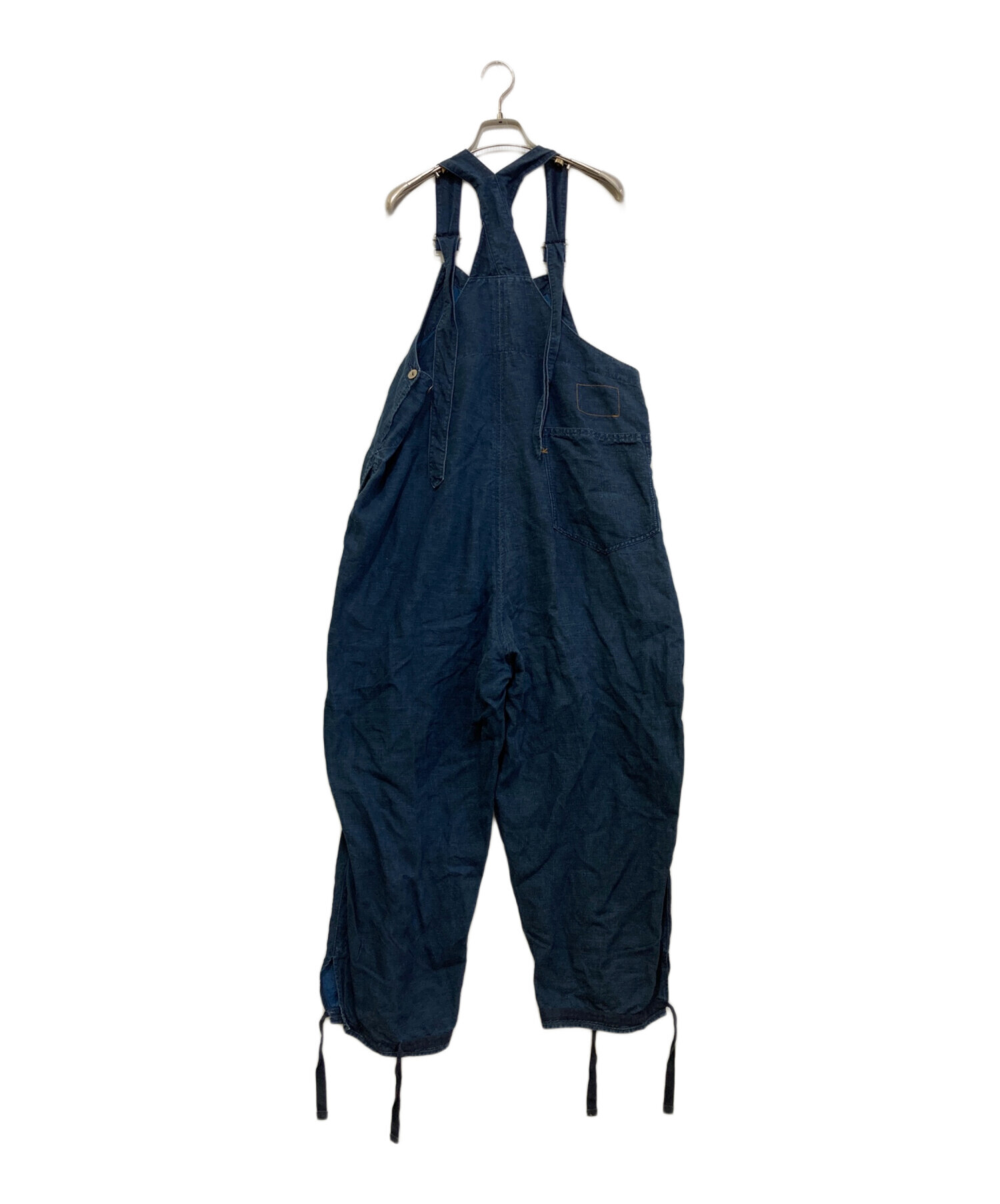 45R リネンの908オーバーオール インディゴ　フォーティーファイブアール 中古・古着通販】45R (フォーティファイブ・アール) リネン908