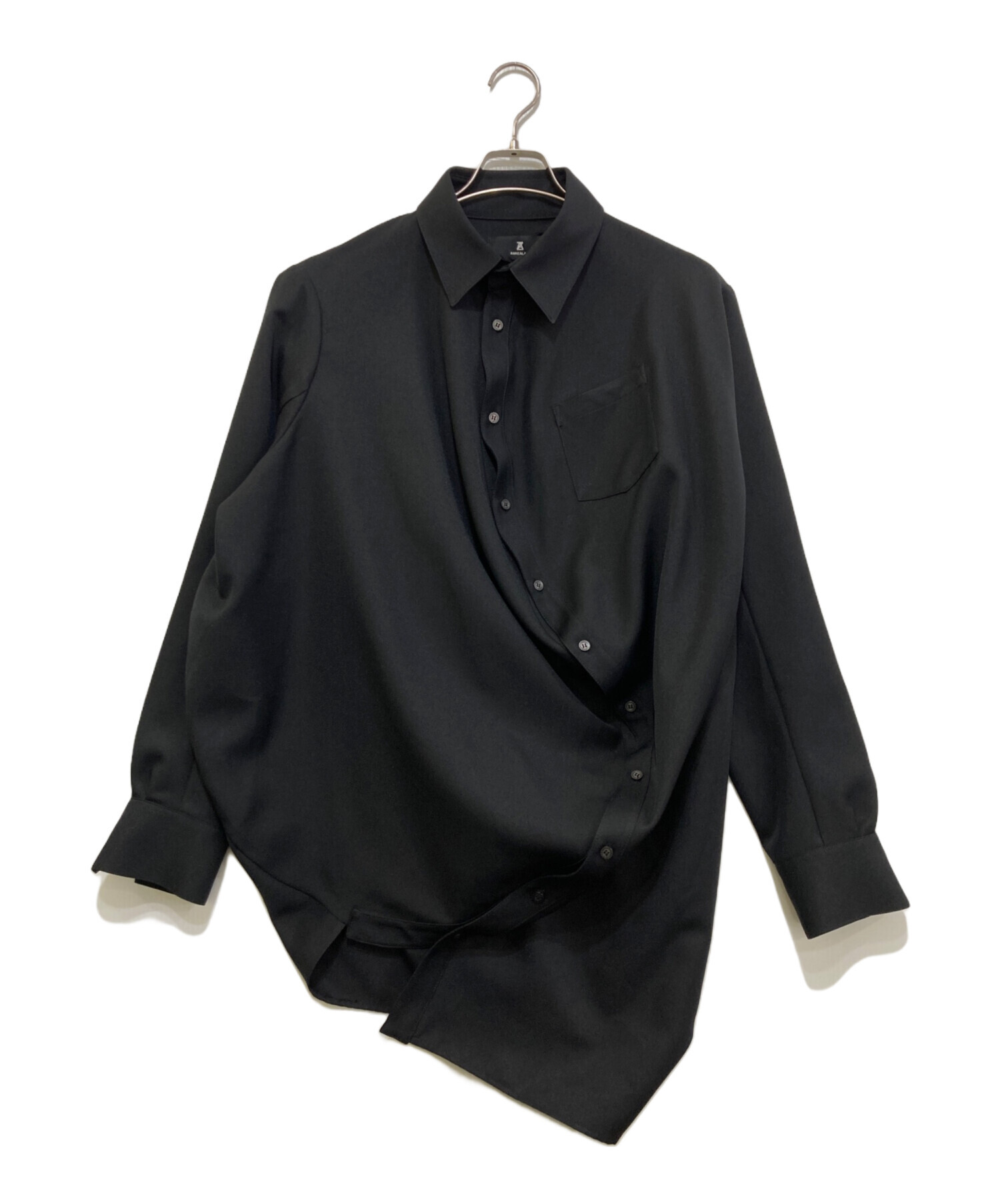 中古・古着通販】ANREALAGE (アンリアレイジ) BALL SHIRT ブラック