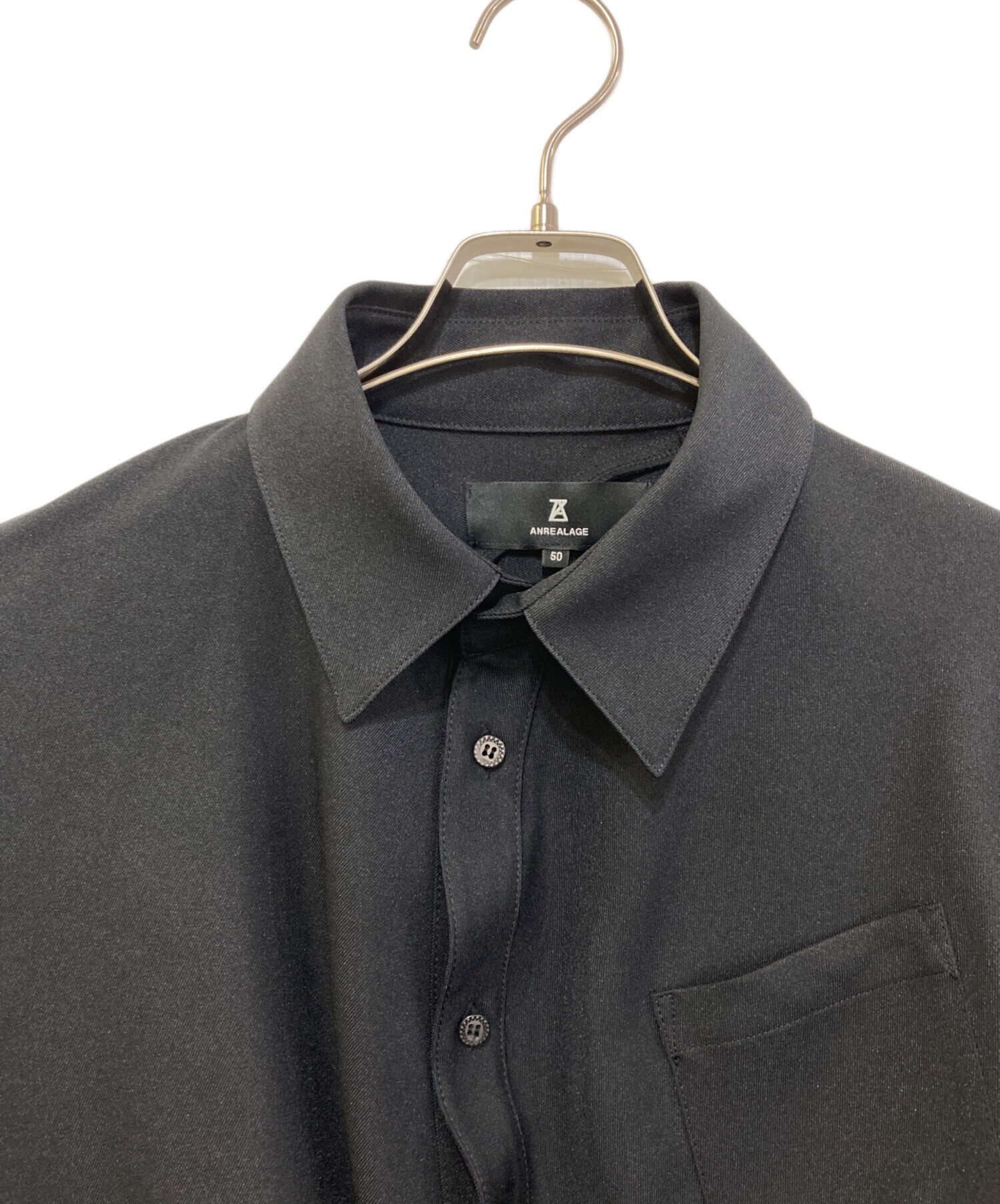中古・古着通販】ANREALAGE (アンリアレイジ) BALL SHIRT ブラック