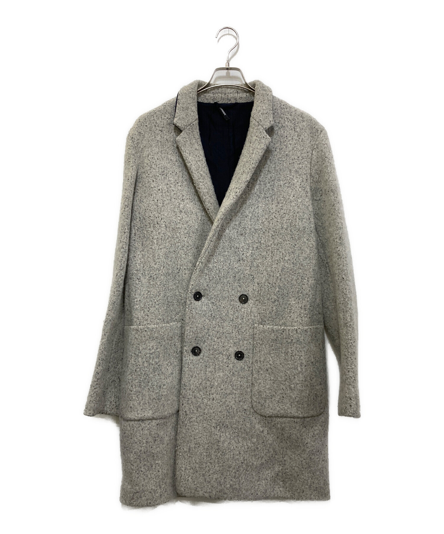 JIL SANDER グレー コート 中古・古着通販】JIL SANDER (ジルサンダー) ウールナイロンコート