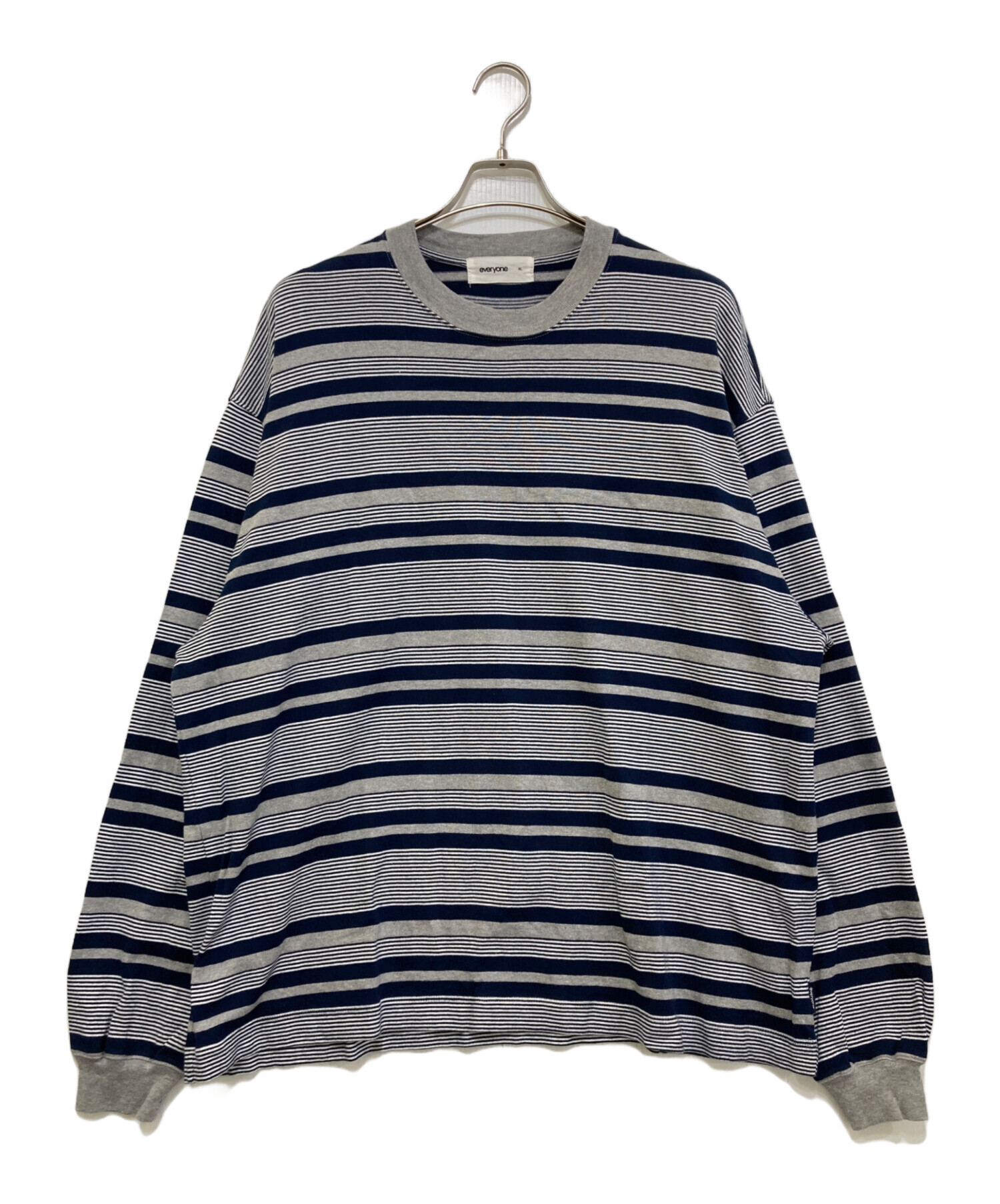 中古・古着通販】everyone (エブリワン) border long sleeve tee 