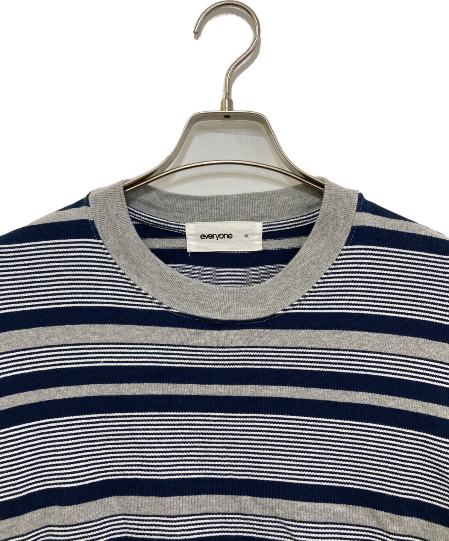 中古・古着通販】everyone (エブリワン) border long sleeve tee 