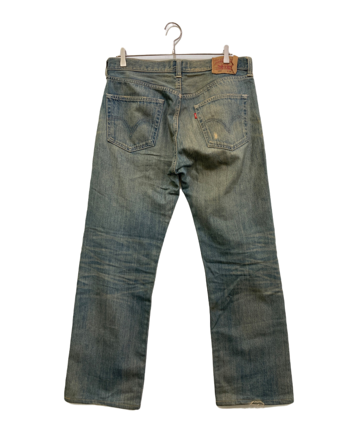 中古・古着通販】LEVI'S (リーバイス) 501 リペア加工デニムパンツ