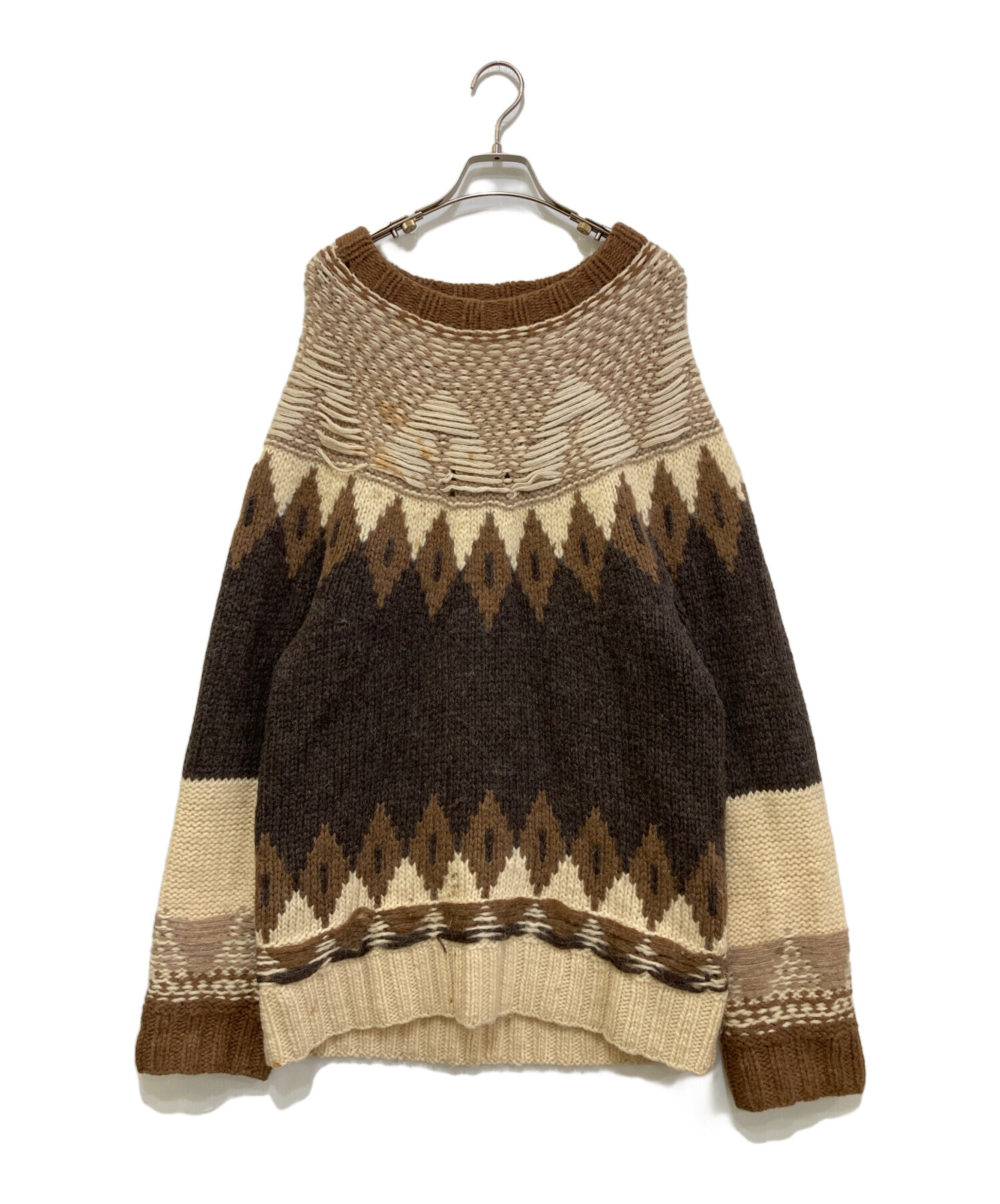 H&M × Maison Margiela ニット セーター 長袖 M 紺 Maison Martin 