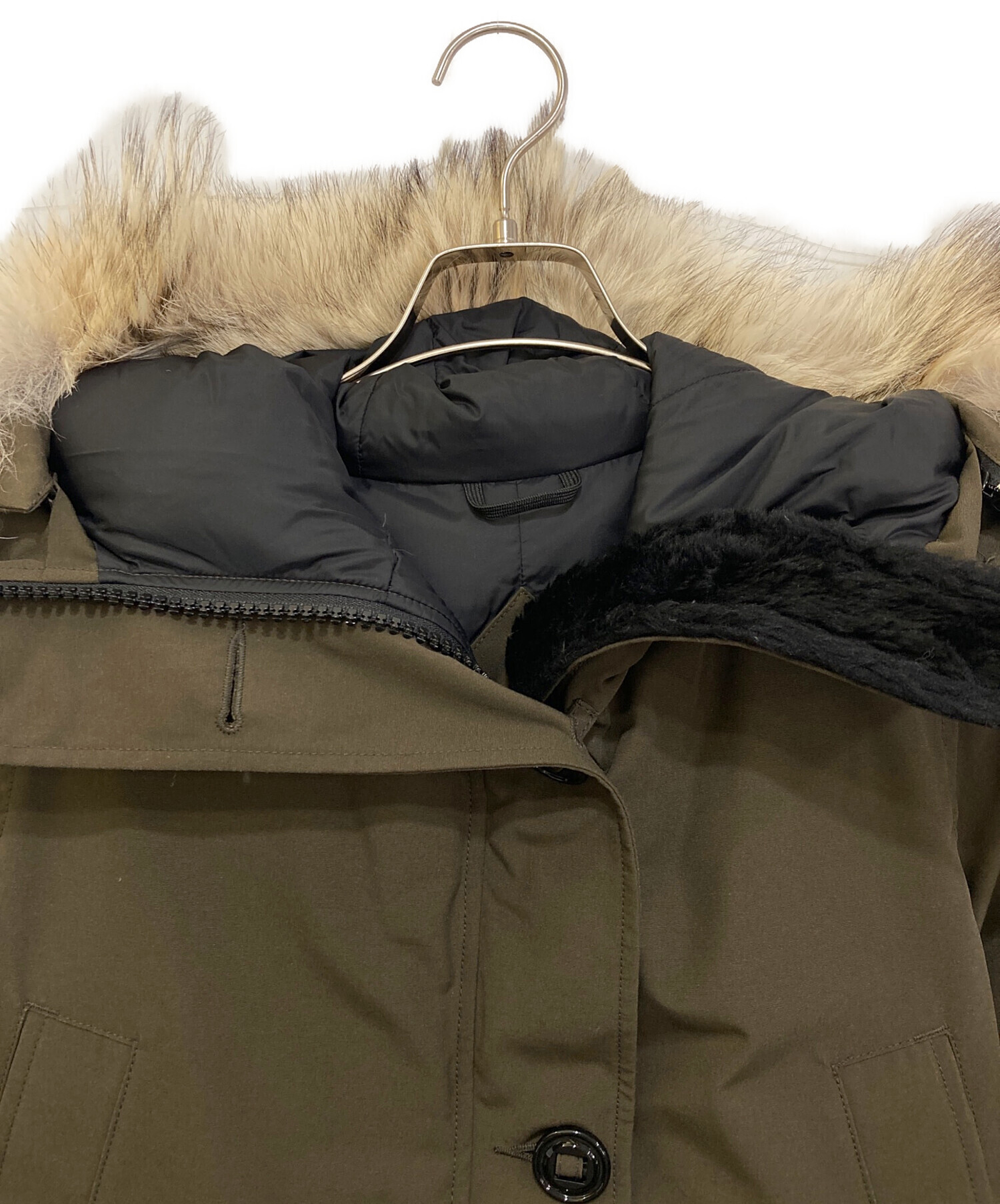 中古・古着通販】CANADA GOOSE (カナダグース) BRONTE PARKA オリーブ