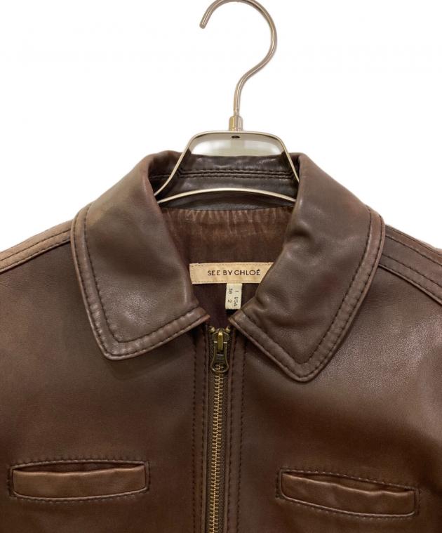 中古・古着通販】SEE BY CHLOE (シーバイクロエ) レザージャケット