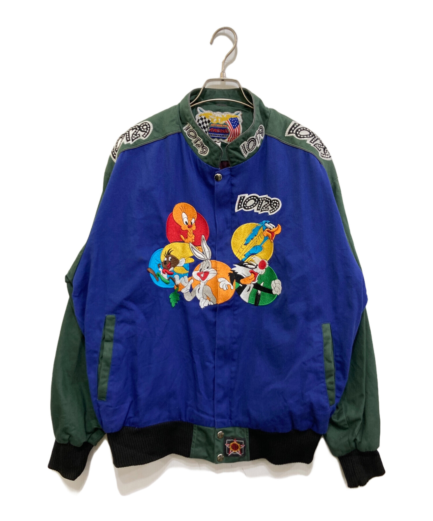 U*A様 【古着 Y2K 】ジェフハミルトン Disney レーシングジャケット 中古・古着通販】JEFF HAMILTON (ジェフハミルトン) レーシング