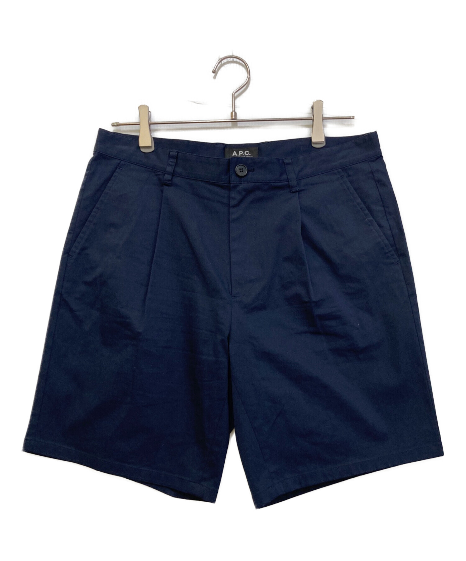 中古・古着通販】A.P.C. (アーペーセー) ハーフパンツ ネイビー サイズ 