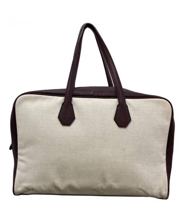 中古・古着通販】BALLY (バリー) レザーキャンバスボストンバッグ