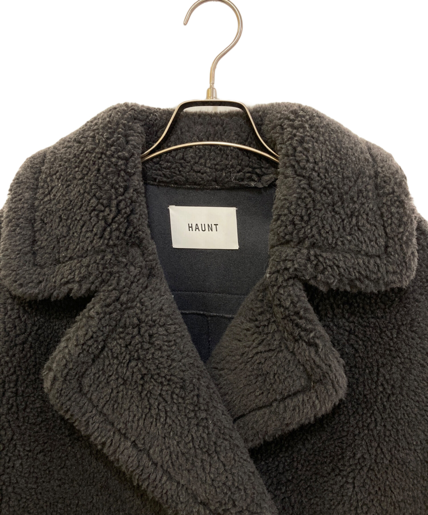 中古・古着通販】haunt (ハウント) BOA COAT グレー サイズ:36