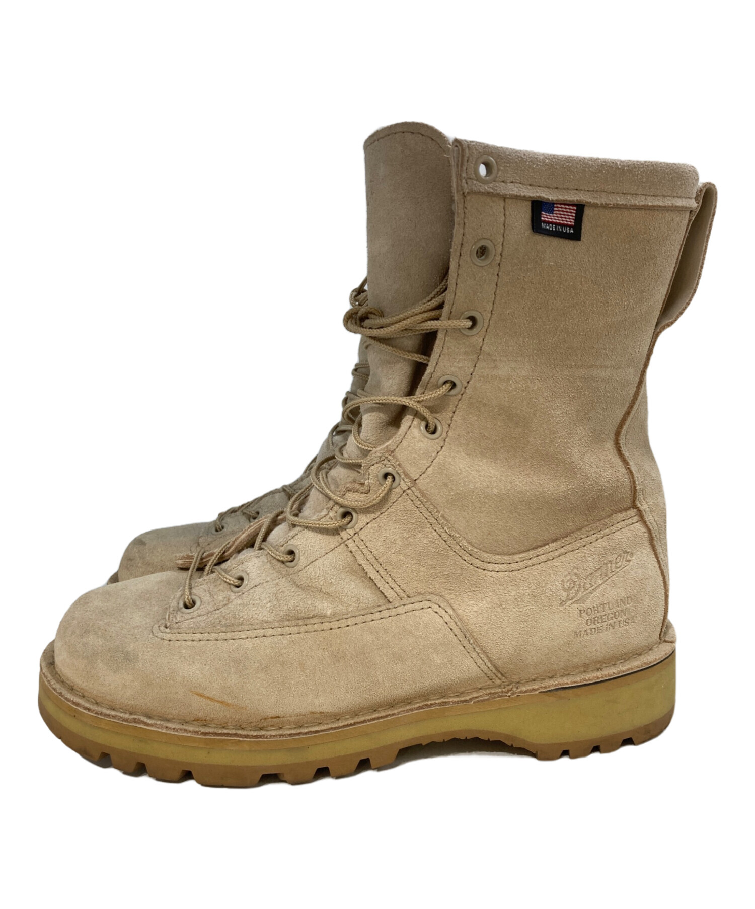 Danner ミリタリーブーツ ベージュ　新品未使用　米軍支給品 中古・古着通販】Danner (ダナー) コンバットブーツ ベージュ サイズ