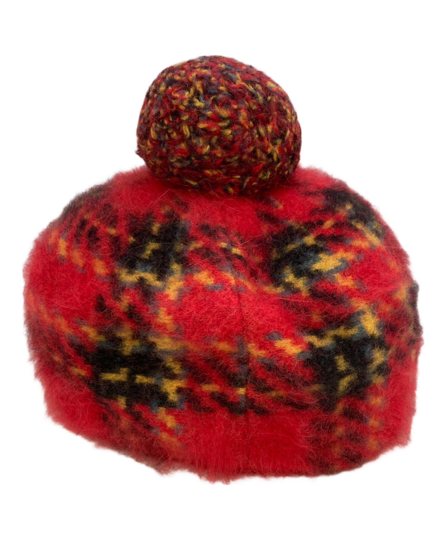 viviennewestwood ベレー帽　ロゴスタッズ　赤 中古・古着通販】Vivienne Westwood (ヴィヴィアンウエストウッド